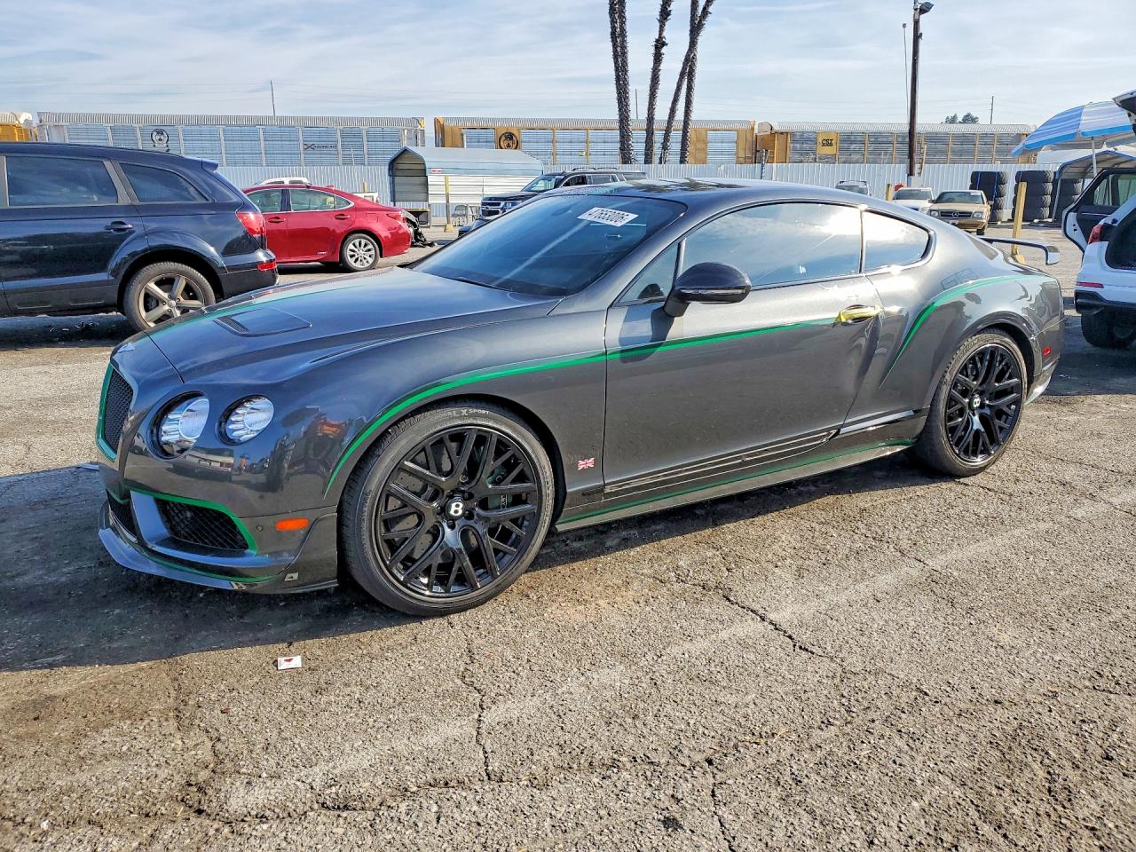 2015 Bentley Continental Gt3 R Gray vin: SCBFS8ZA2FC049662