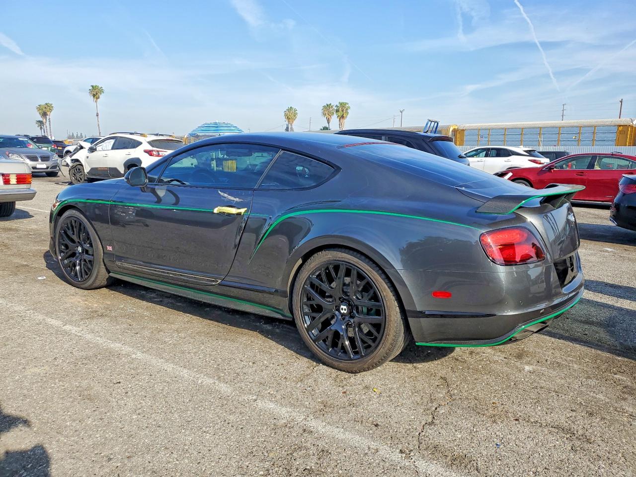 2015 Bentley Continental Gt3 R Gray vin: SCBFS8ZA2FC049662