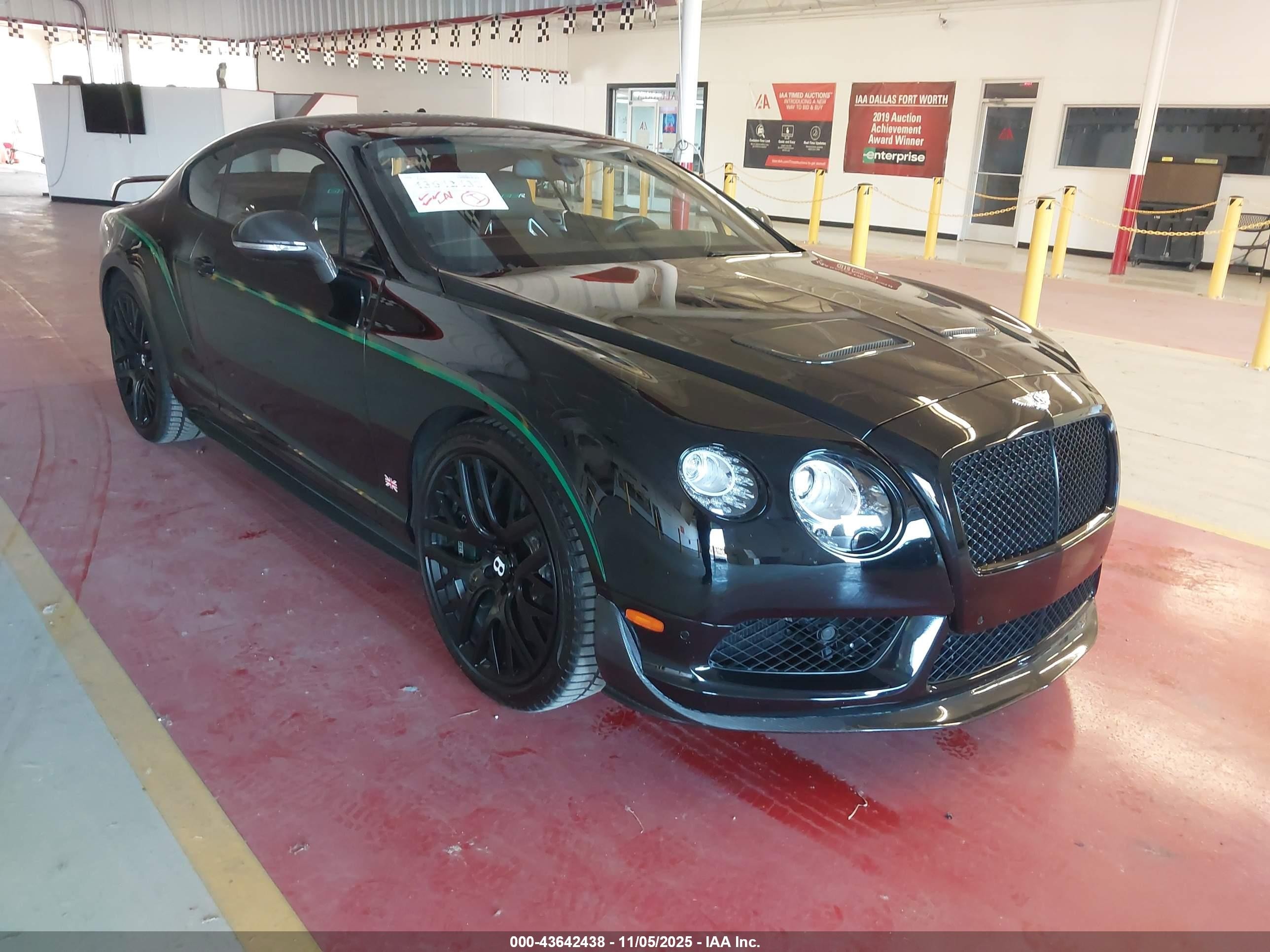 2015 Bentley Continental Gt   Black vin: SCBFS8ZA9FC048427