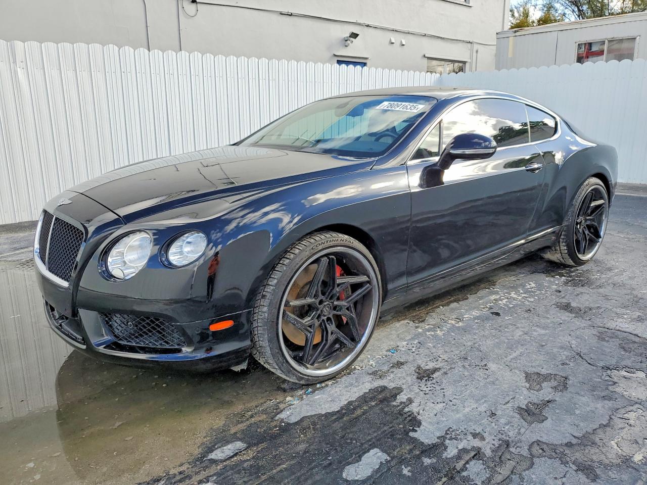 2015 Bentley Continental Gt Black vin: SCBFU7ZA0FC047428