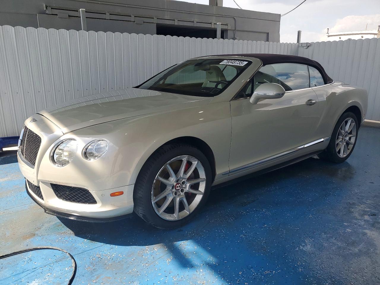 2015 Bentley Continental Gt V8 S Beige vin: SCBGH3ZA0FC044725