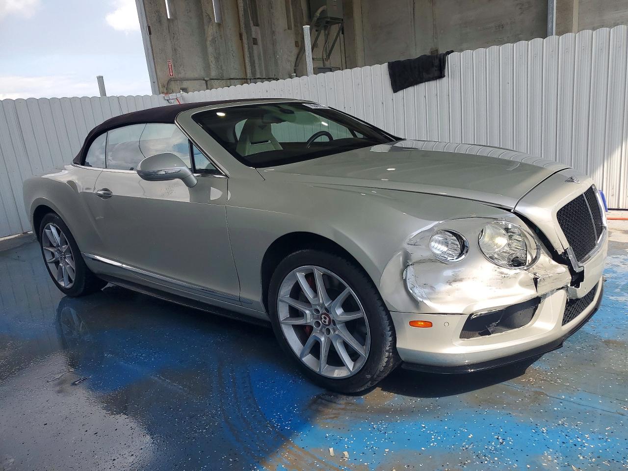 2015 Bentley Continental Gt V8 S Beige vin: SCBGH3ZA0FC044725