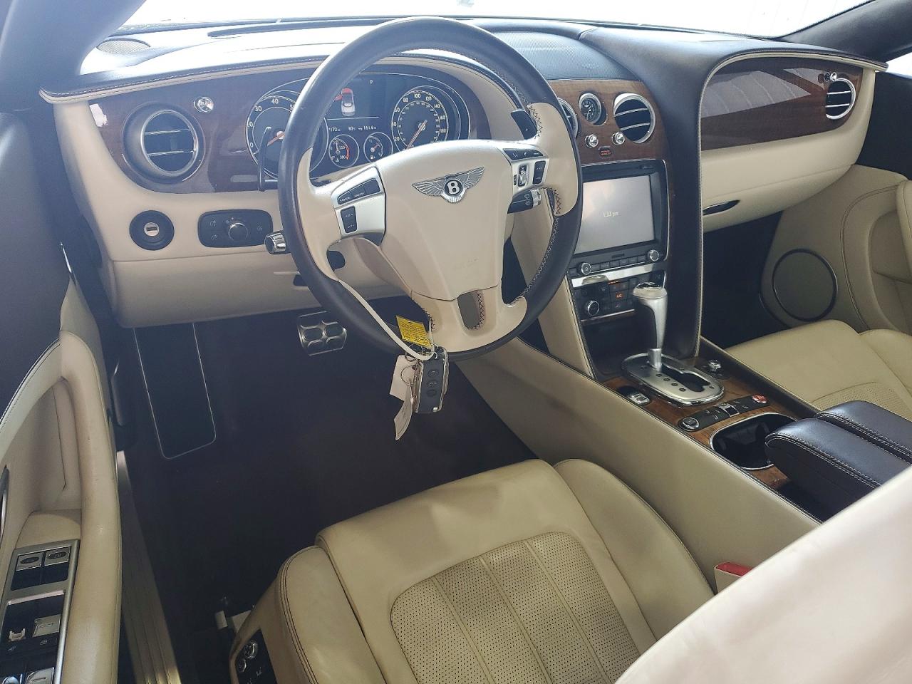 2015 Bentley Continental Gt V8 S Beige vin: SCBGH3ZA0FC044725