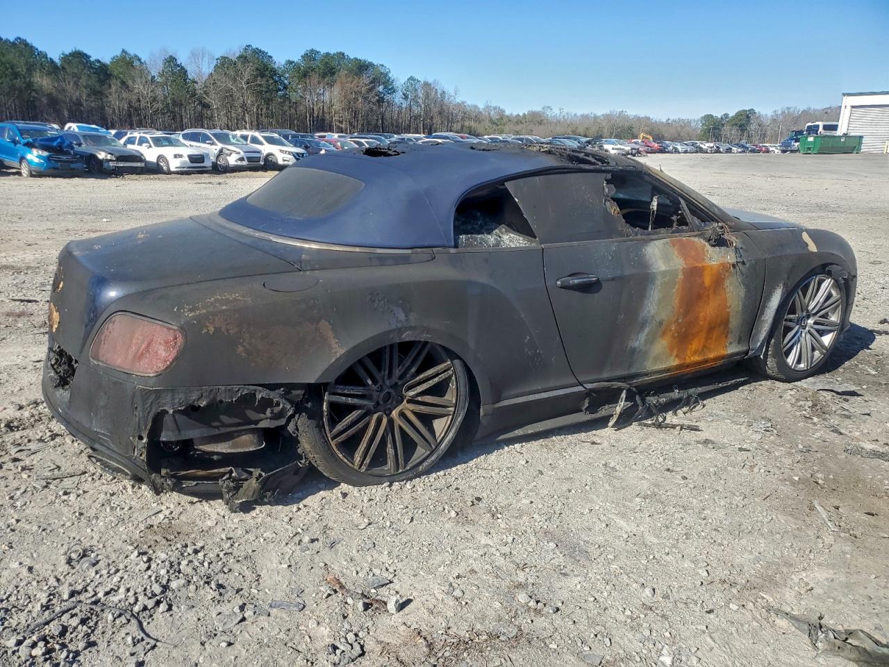 2015 Bentley Continental Gtc Blue vin: SCBGJ3ZA0FC044020