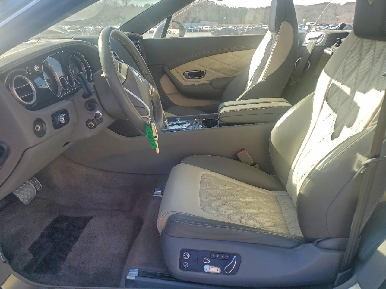 2015 Bentley Continental Gtc Gray vin: SCBGJ3ZA2FC044388