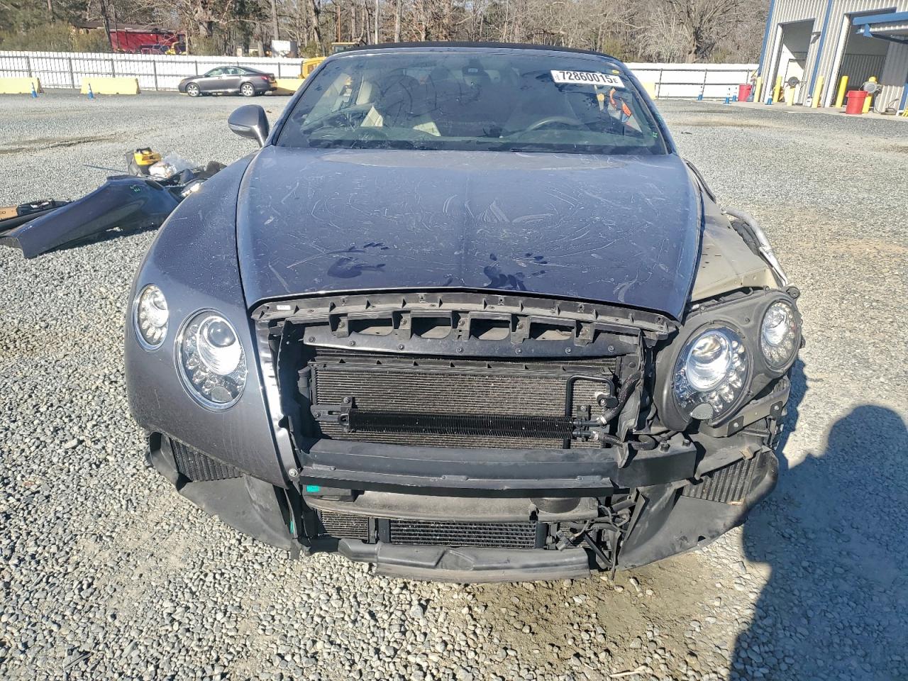 2015 Bentley Continental Gtc Gray vin: SCBGJ3ZA2FC044388