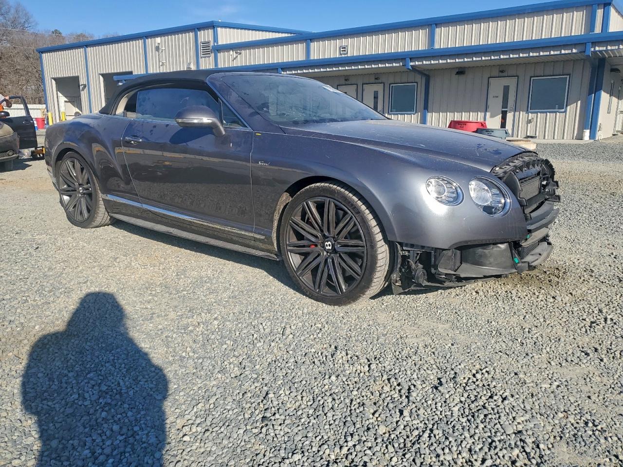 2015 Bentley Continental Gtc Gray vin: SCBGJ3ZA2FC044388