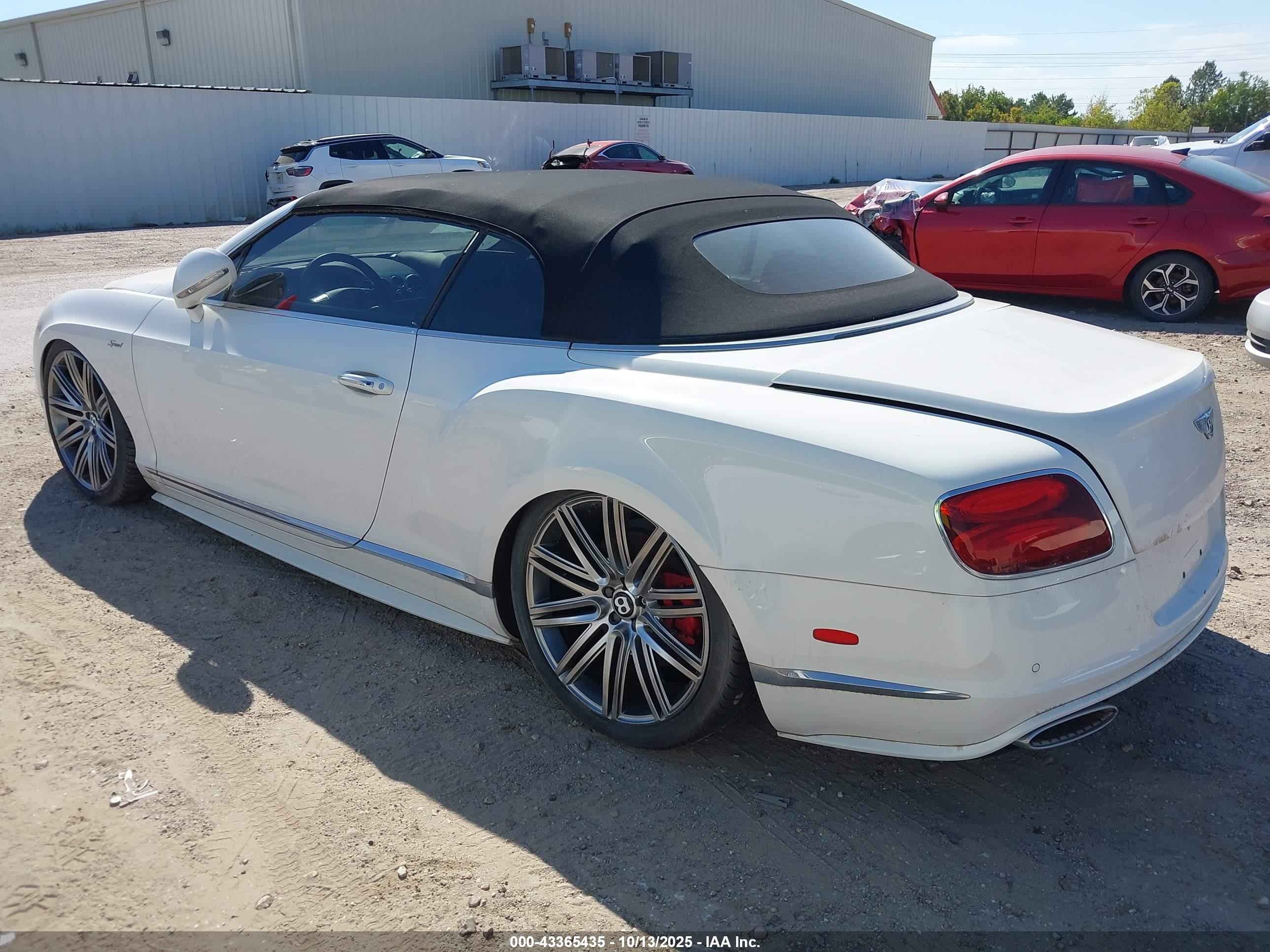 2015 Bentley Continental Gt Speed White vin: SCBGJ3ZA2FC049218