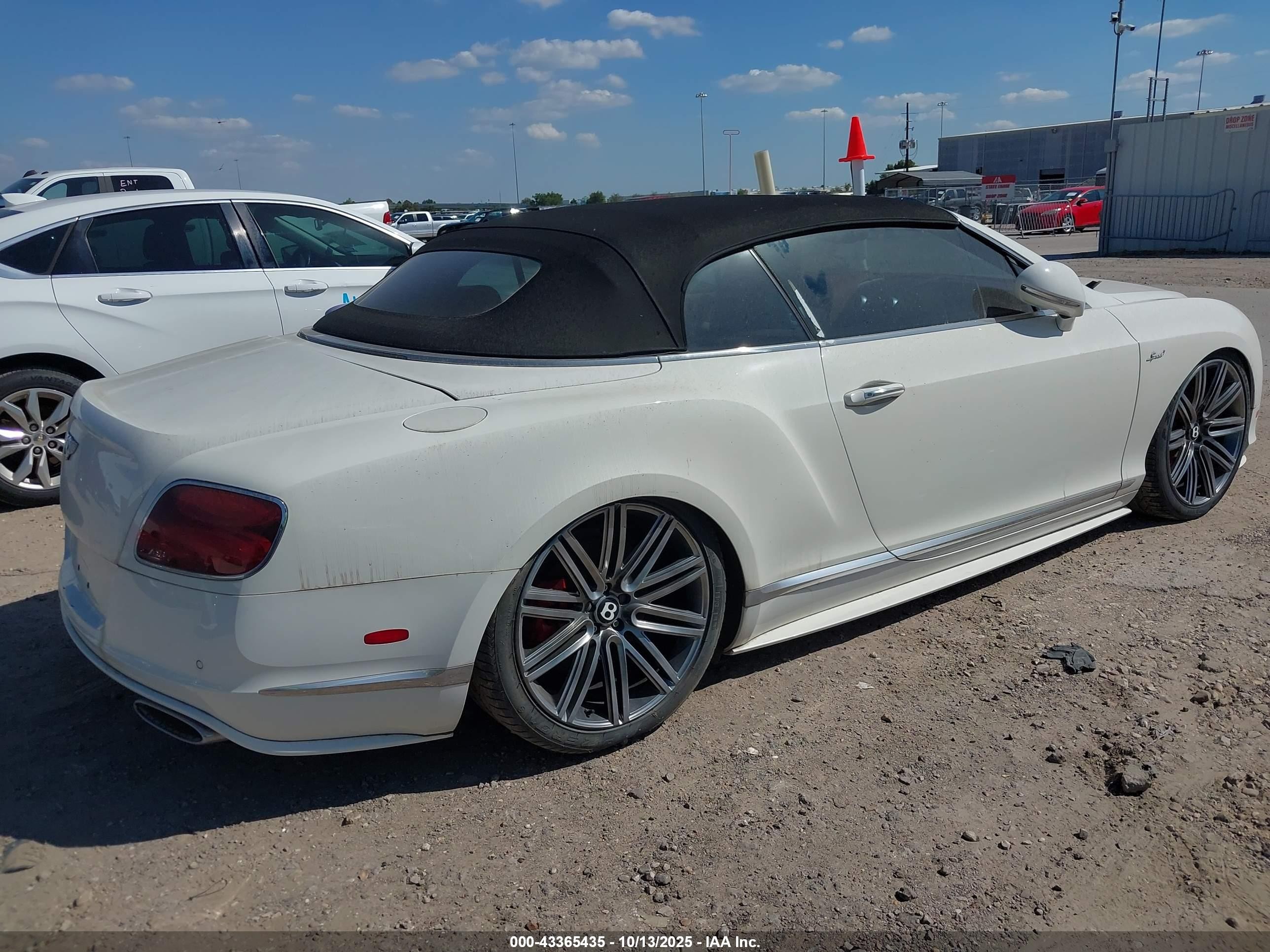 2015 Bentley Continental Gt Speed White vin: SCBGJ3ZA2FC049218
