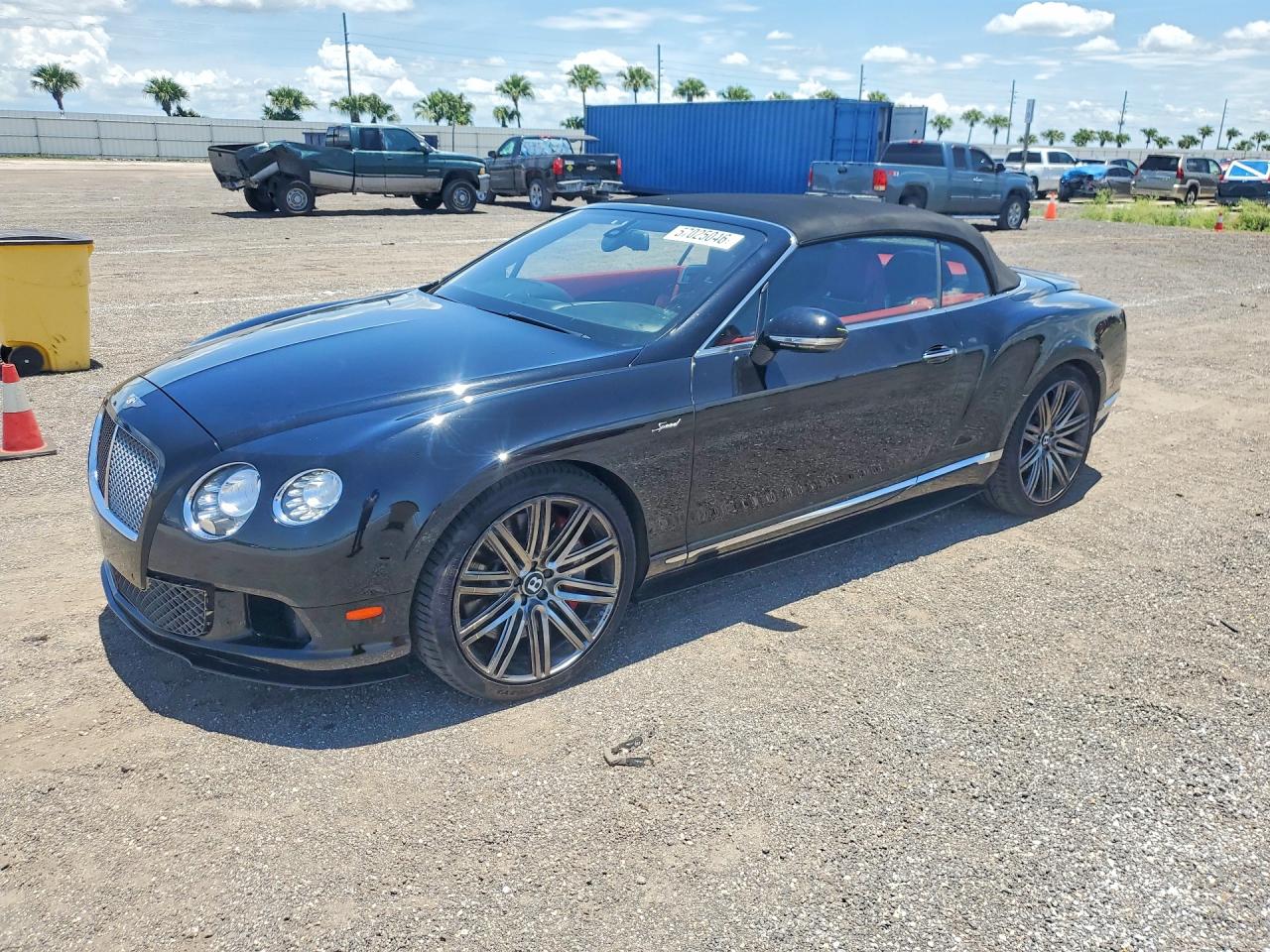 2015 Bentley Continental Gtc Black vin: SCBGJ3ZA3FC047963