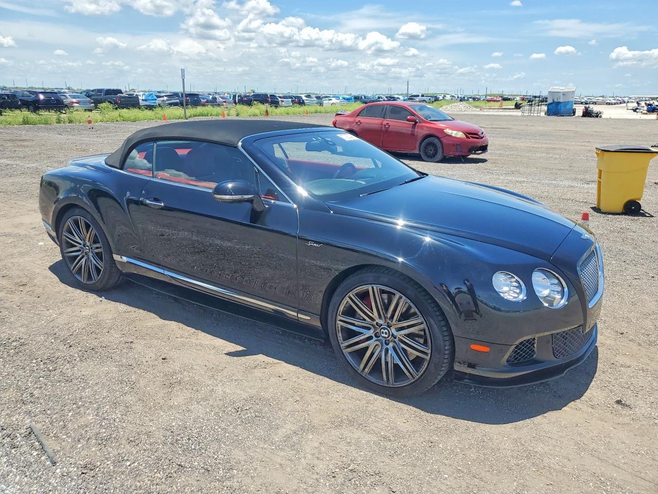 2015 Bentley Continental Gtc Black vin: SCBGJ3ZA3FC047963