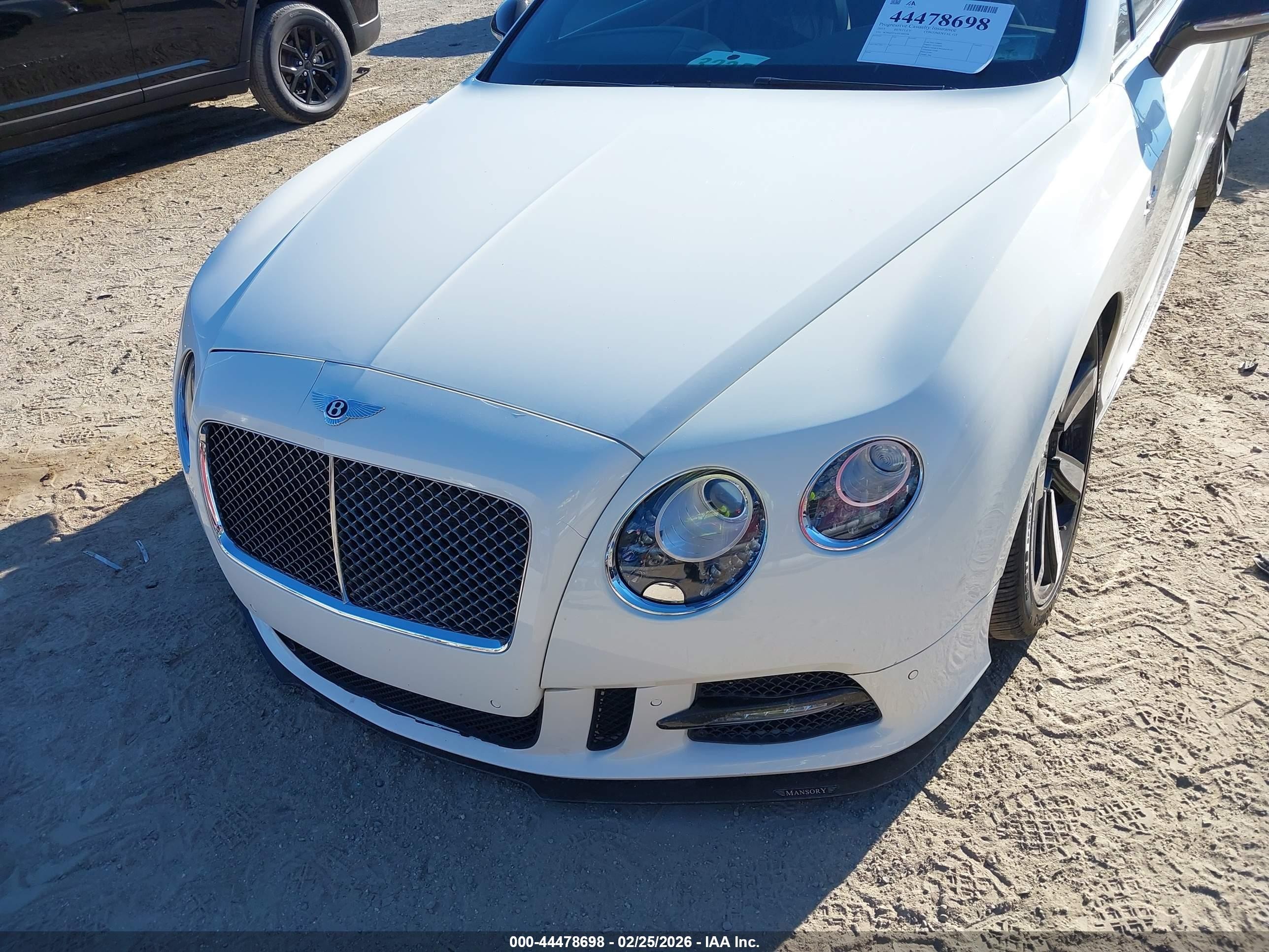 2015 Bentley Continental Gt Speed White vin: SCBGJ3ZA5FC044398