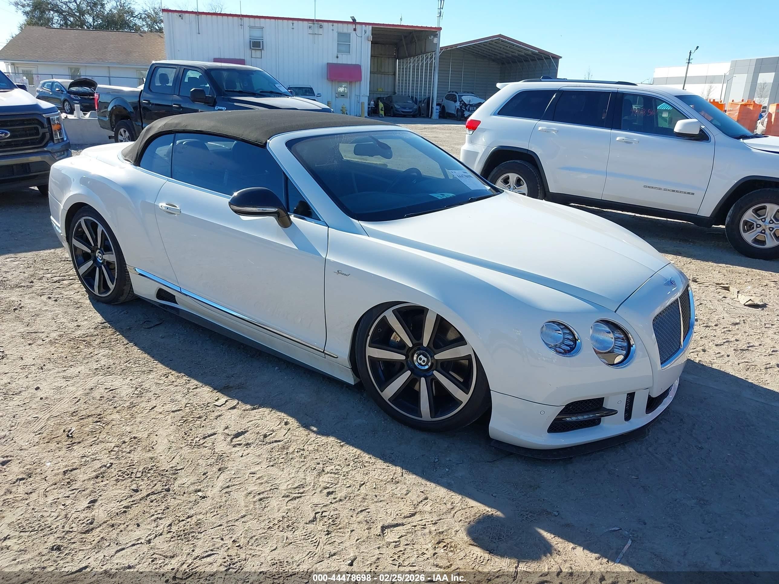 2015 Bentley Continental Gt Speed White vin: SCBGJ3ZA5FC044398