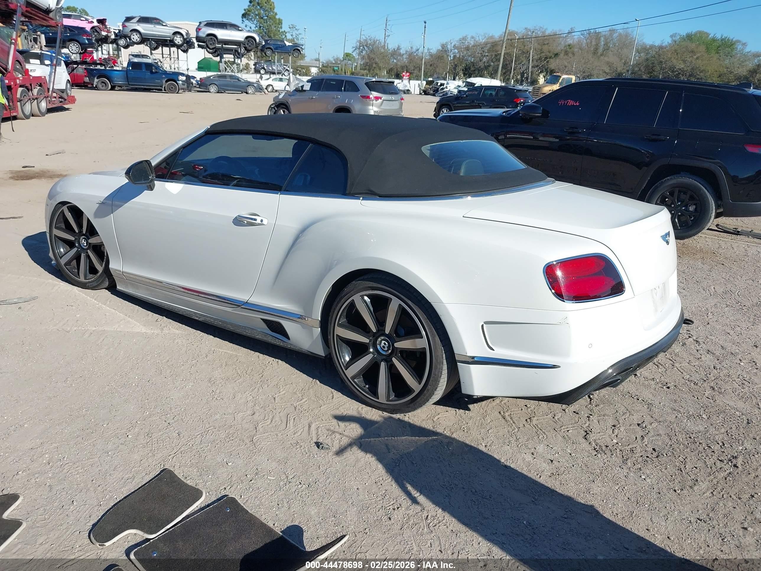 2015 Bentley Continental Gt Speed White vin: SCBGJ3ZA5FC044398