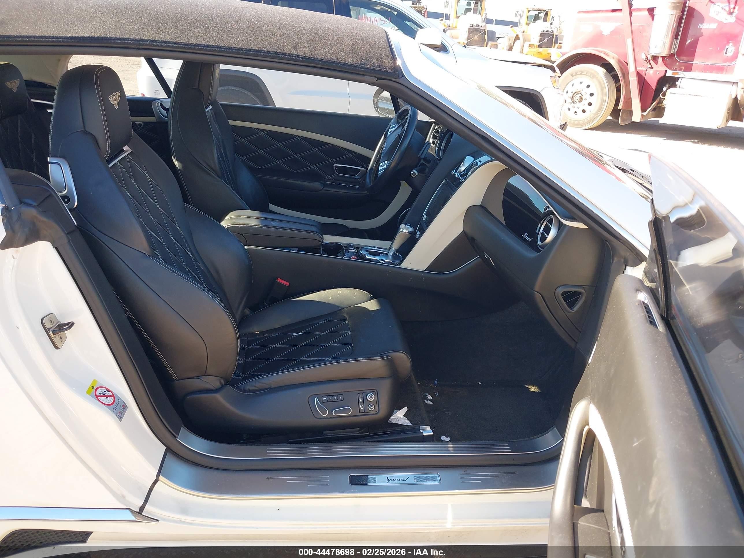 2015 Bentley Continental Gt Speed White vin: SCBGJ3ZA5FC044398