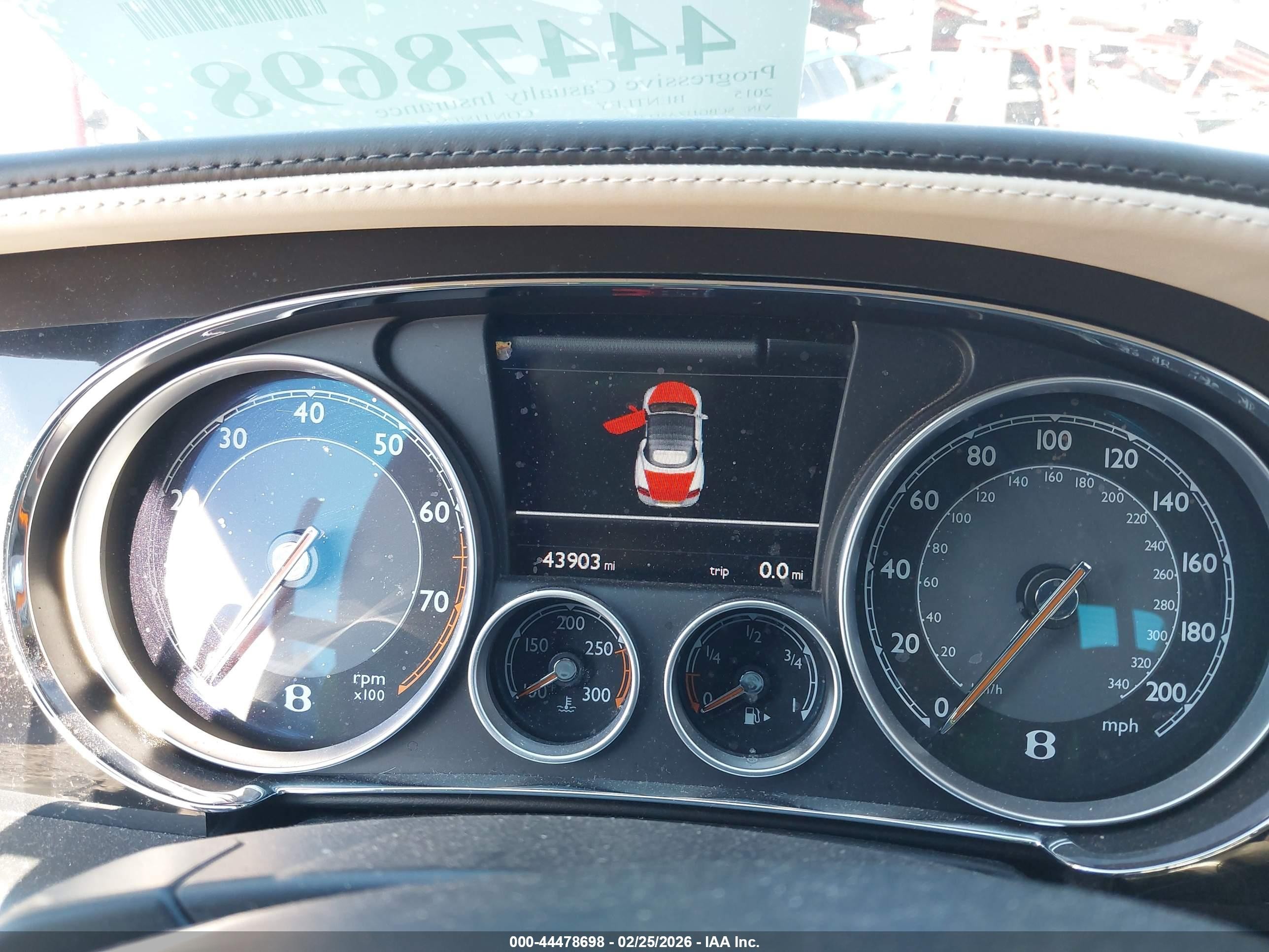 2015 Bentley Continental Gt Speed White vin: SCBGJ3ZA5FC044398
