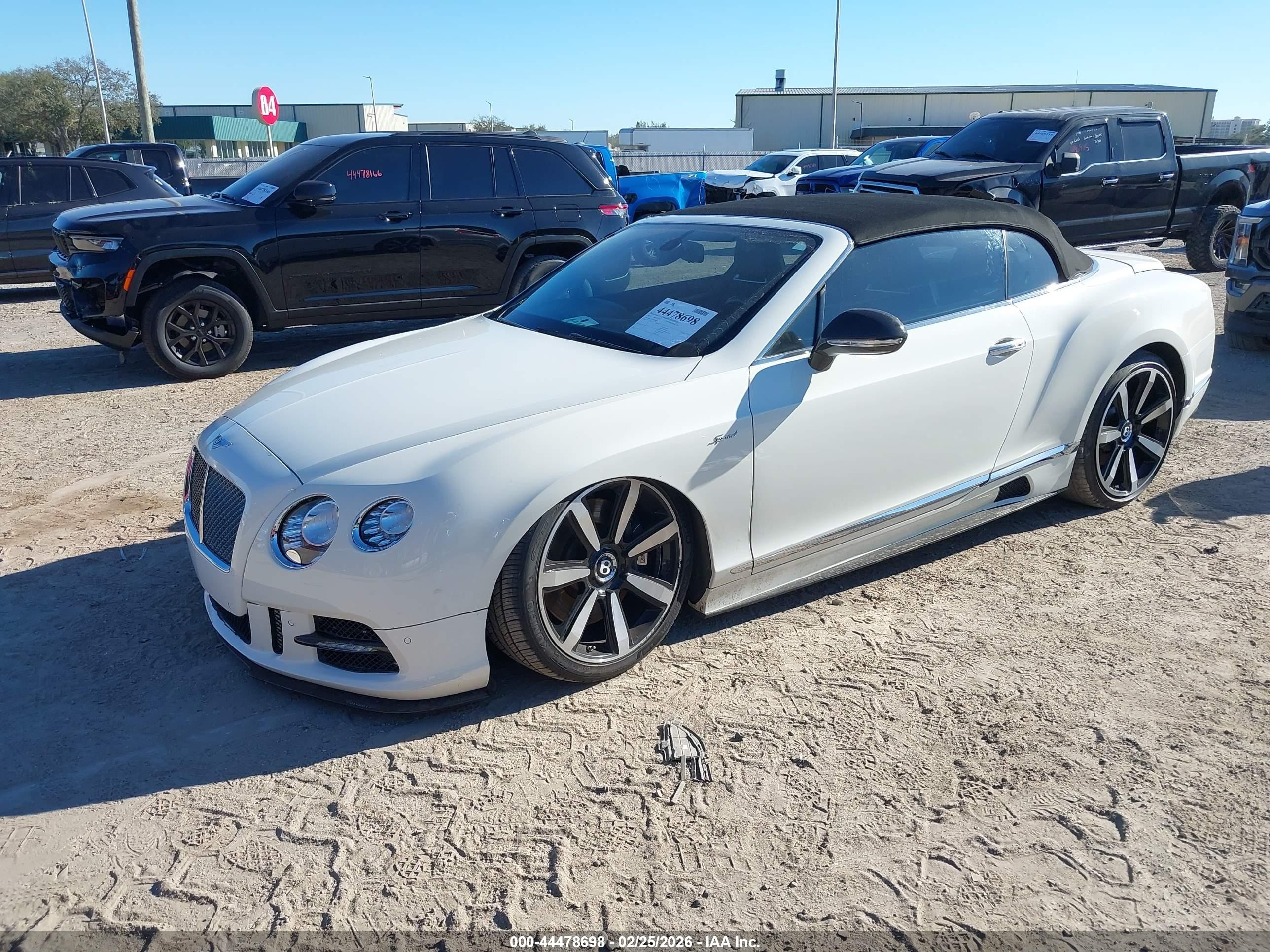 2015 Bentley Continental Gt Speed White vin: SCBGJ3ZA5FC044398