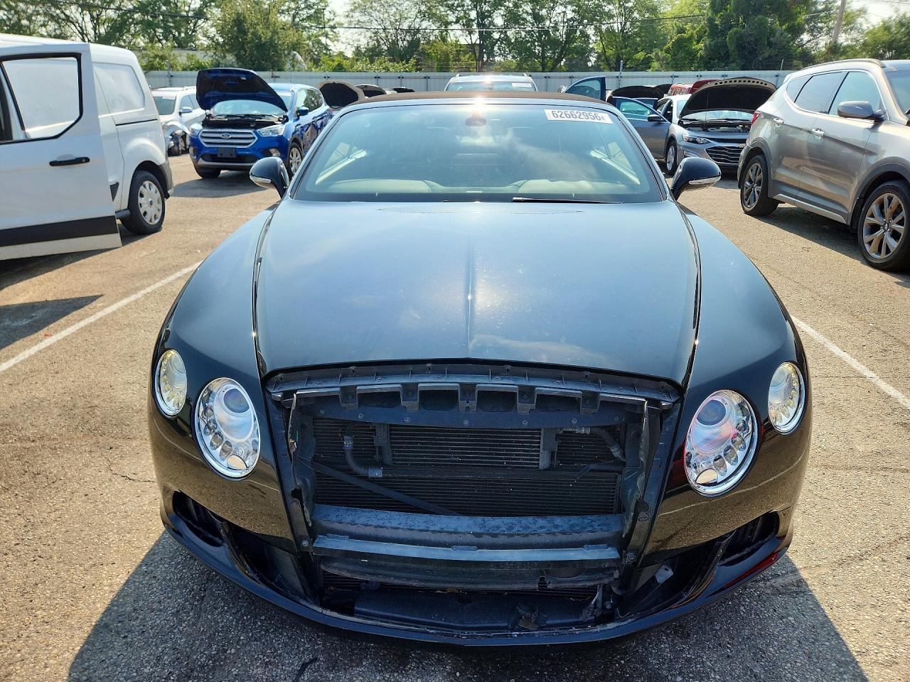 2013 Bentley Continental Gtc Black vin: SCBGR3ZA6DC079120