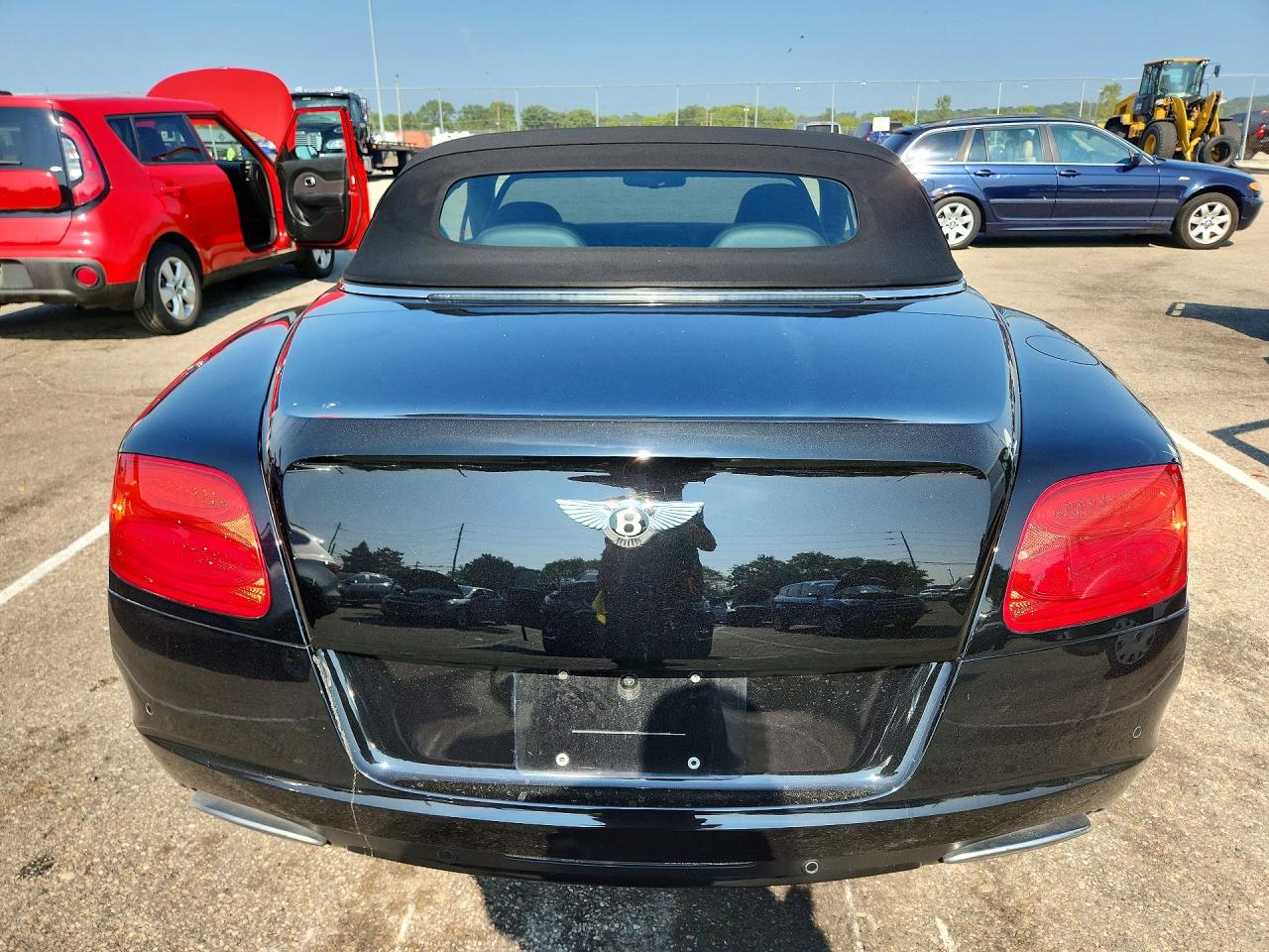 2013 Bentley Continental Gtc Black vin: SCBGR3ZA6DC079120