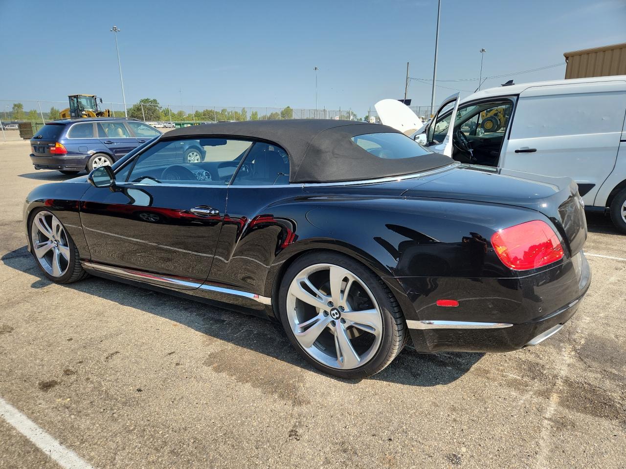 2013 Bentley Continental Gtc Black vin: SCBGR3ZA6DC079120