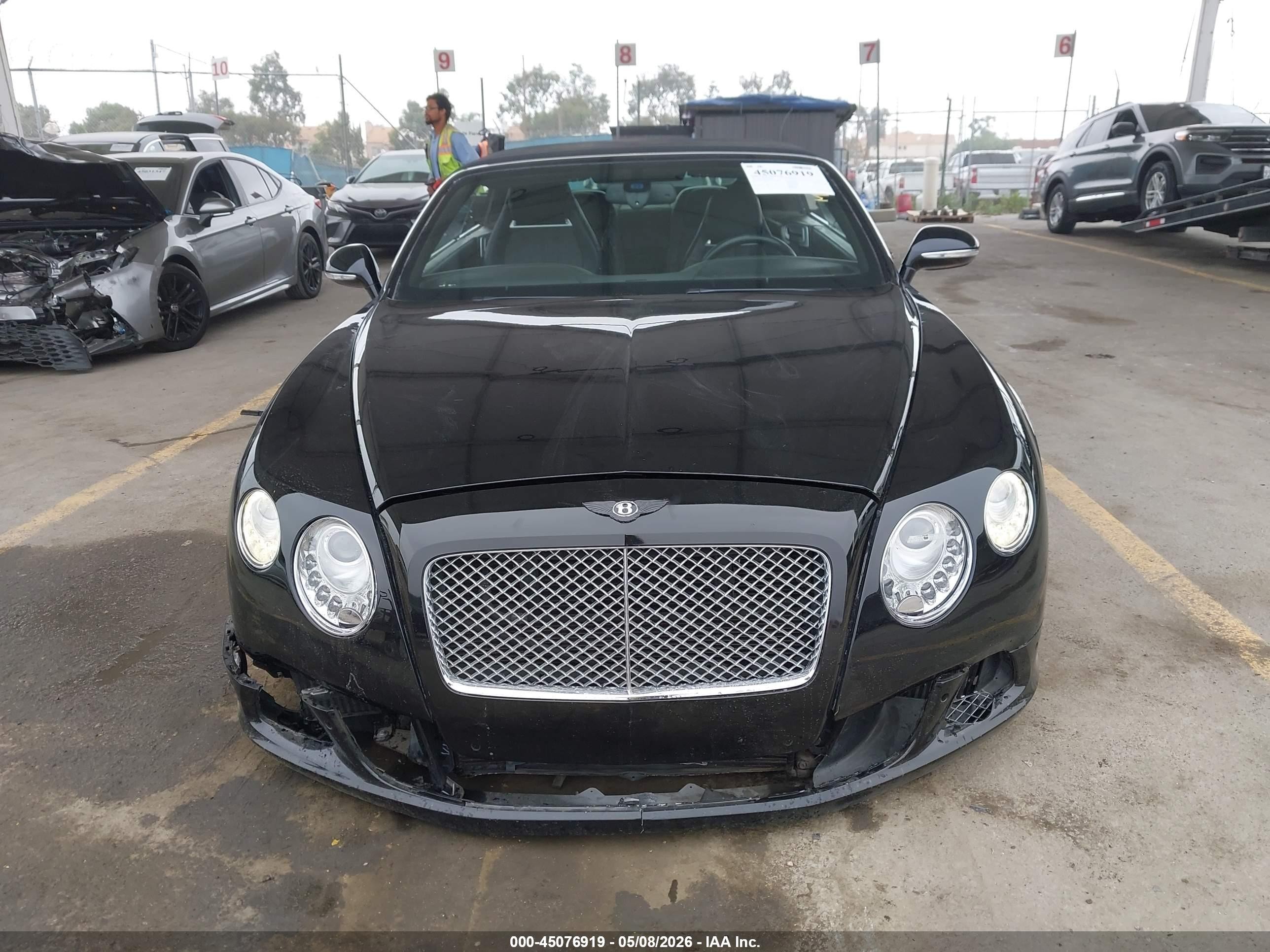 2013 Bentley Continental Gtc   Черный vin: SCBGR3ZAXDC080271