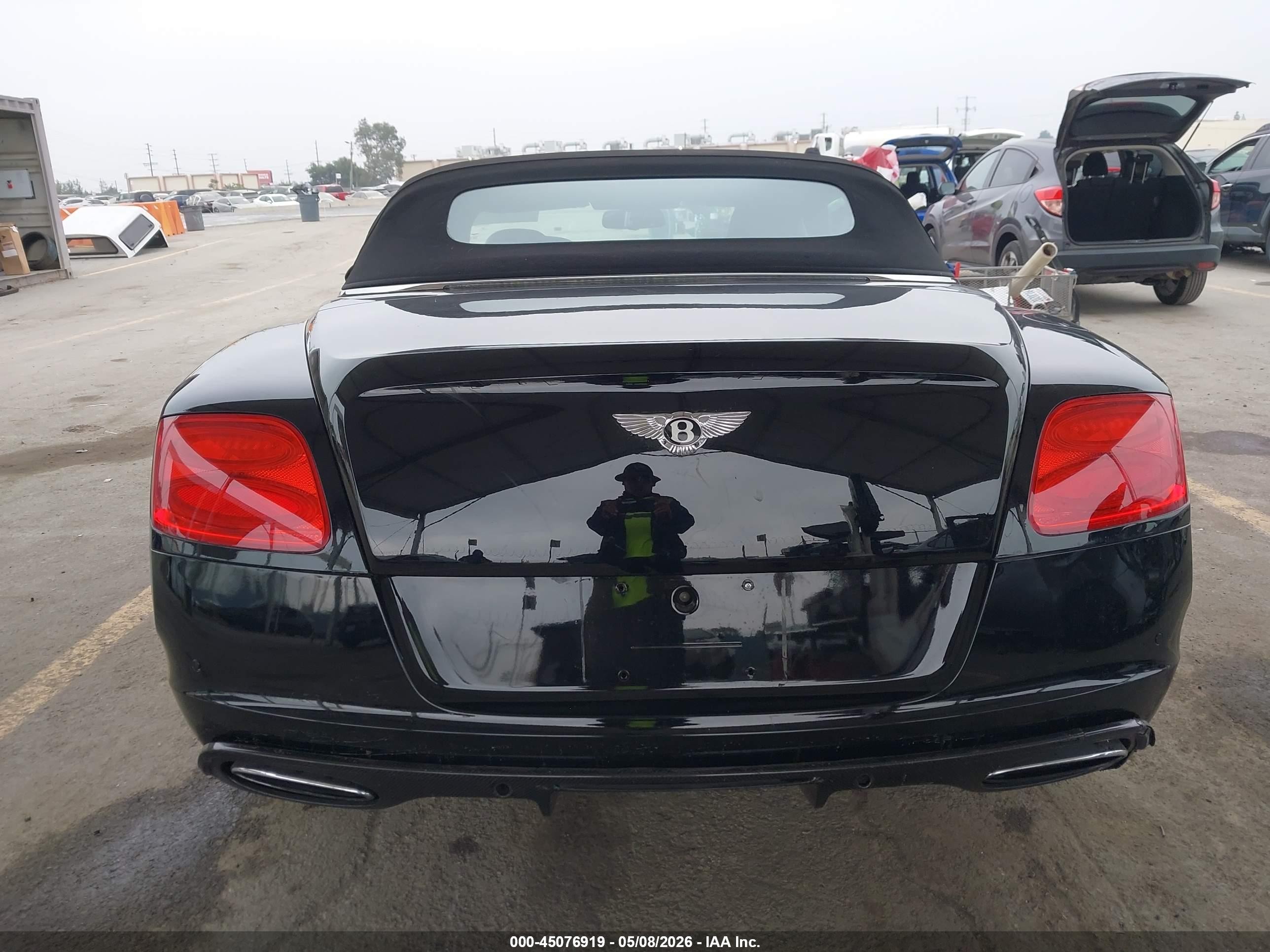 2013 Bentley Continental Gtc   Черный vin: SCBGR3ZAXDC080271