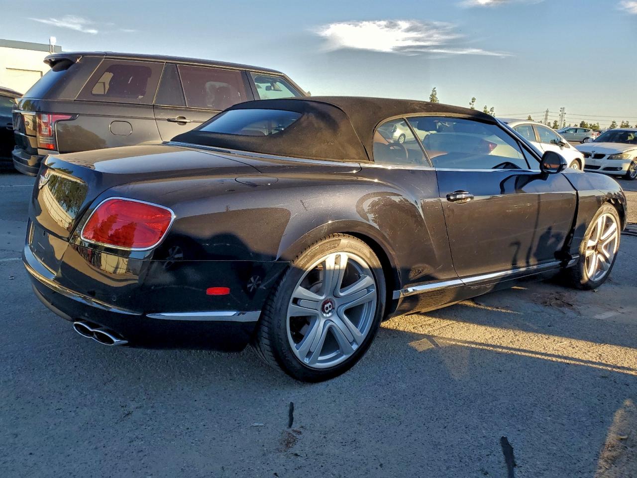2013 Bentley Continental Gtc V8 Black vin: SCBGT3ZA1DC083108
