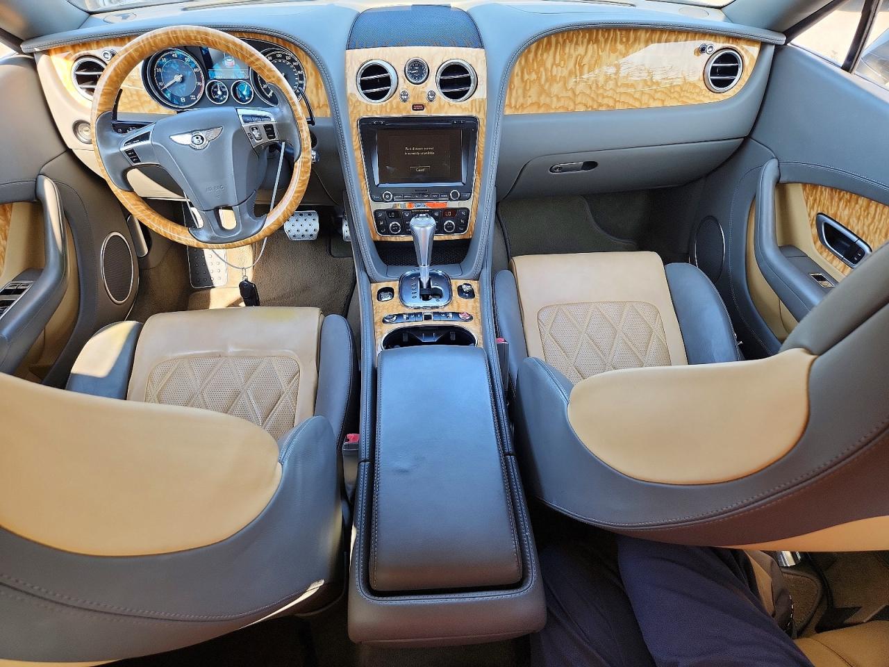 2013 Bentley Continental Gtc V8 Gray vin: SCBGT3ZA8DC083624