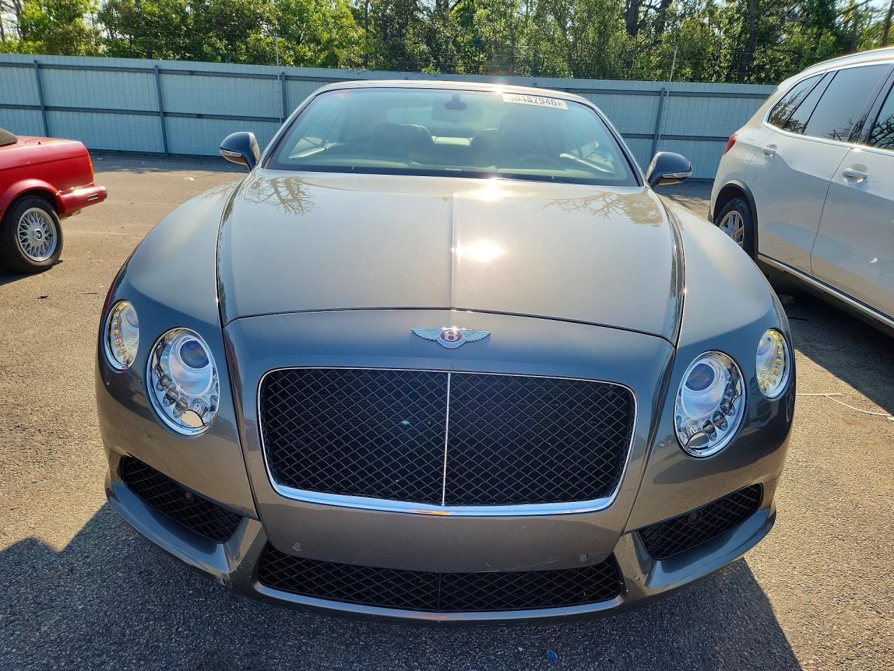 2013 Bentley Continental Gtc V8 Gray vin: SCBGT3ZA8DC083624