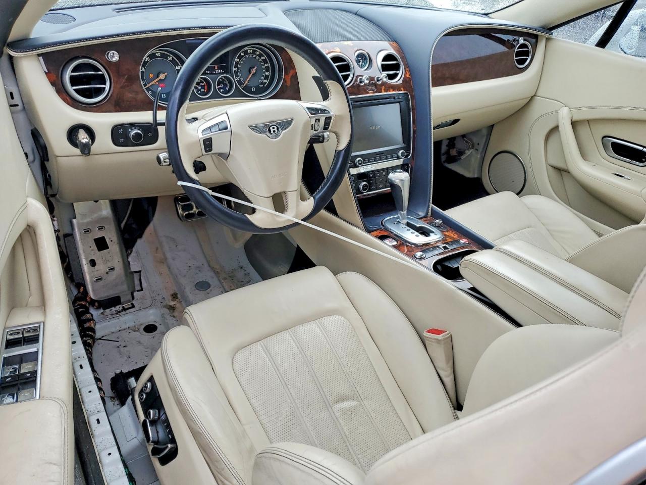 2014 Bentley Continental Gtc V8 Белый vin: SCBGT3ZA8EC089649