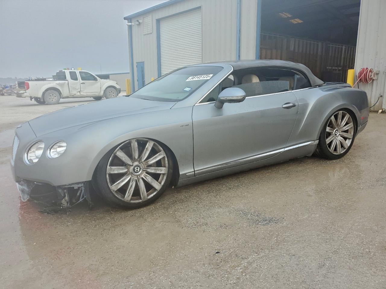 2015 Bentley Continental Gtc Silver vin: SCBGU3ZA0FC050035