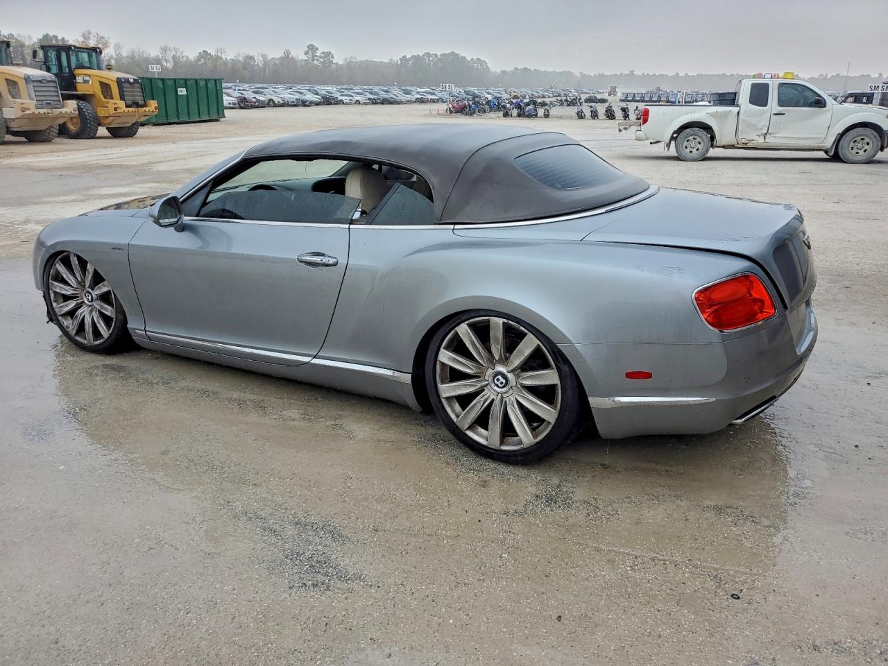 2015 Bentley Continental Gtc Silver vin: SCBGU3ZA0FC050035