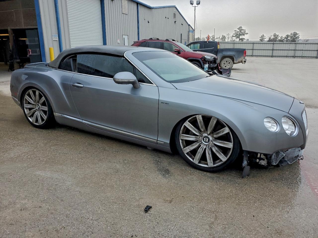 2015 Bentley Continental Gtc Silver vin: SCBGU3ZA0FC050035