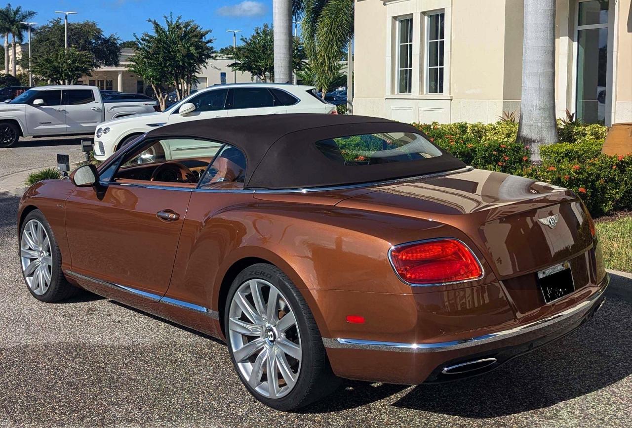 2015 Bentley Continental Gtc Beige vin: SCBGU3ZA1FC045751