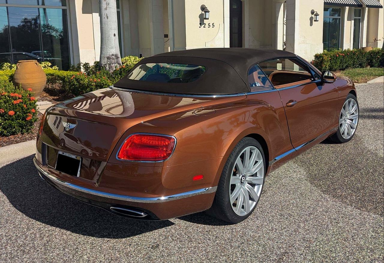 2015 Bentley Continental Gtc Beige vin: SCBGU3ZA1FC045751