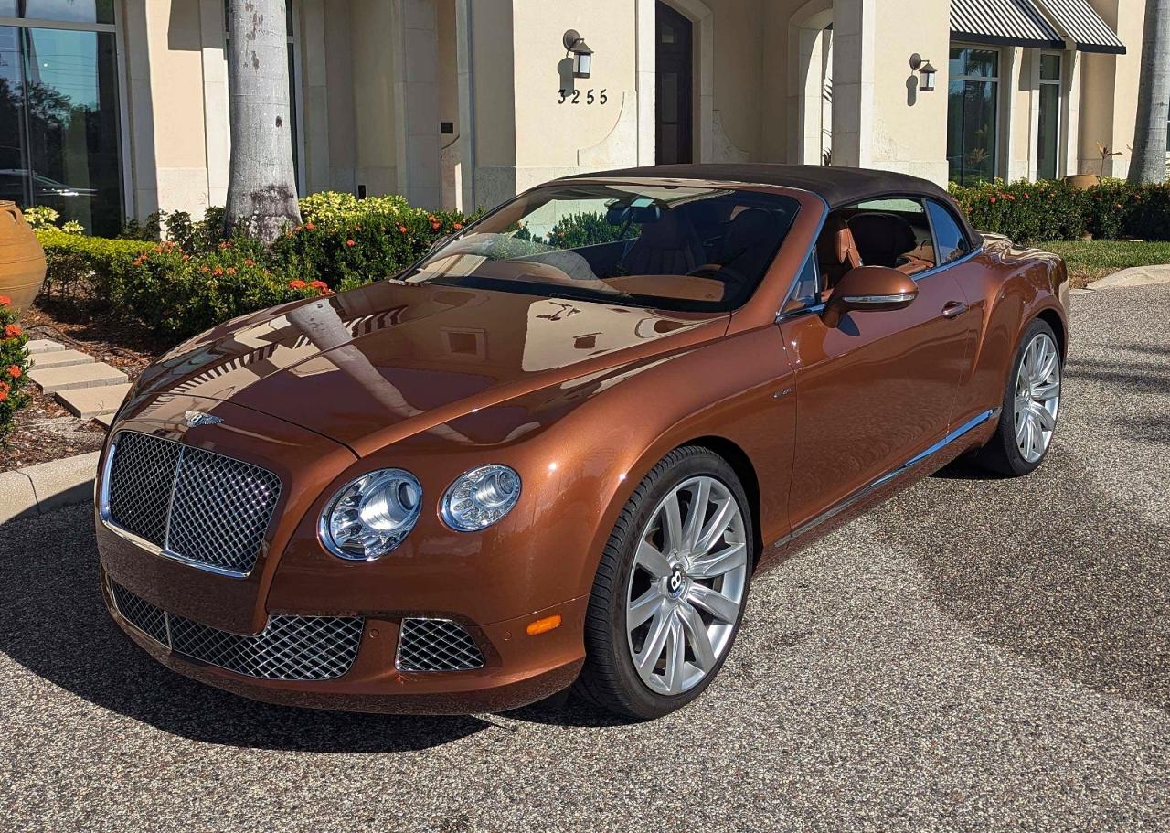 2015 Bentley Continental Gtc Beige vin: SCBGU3ZA1FC045751