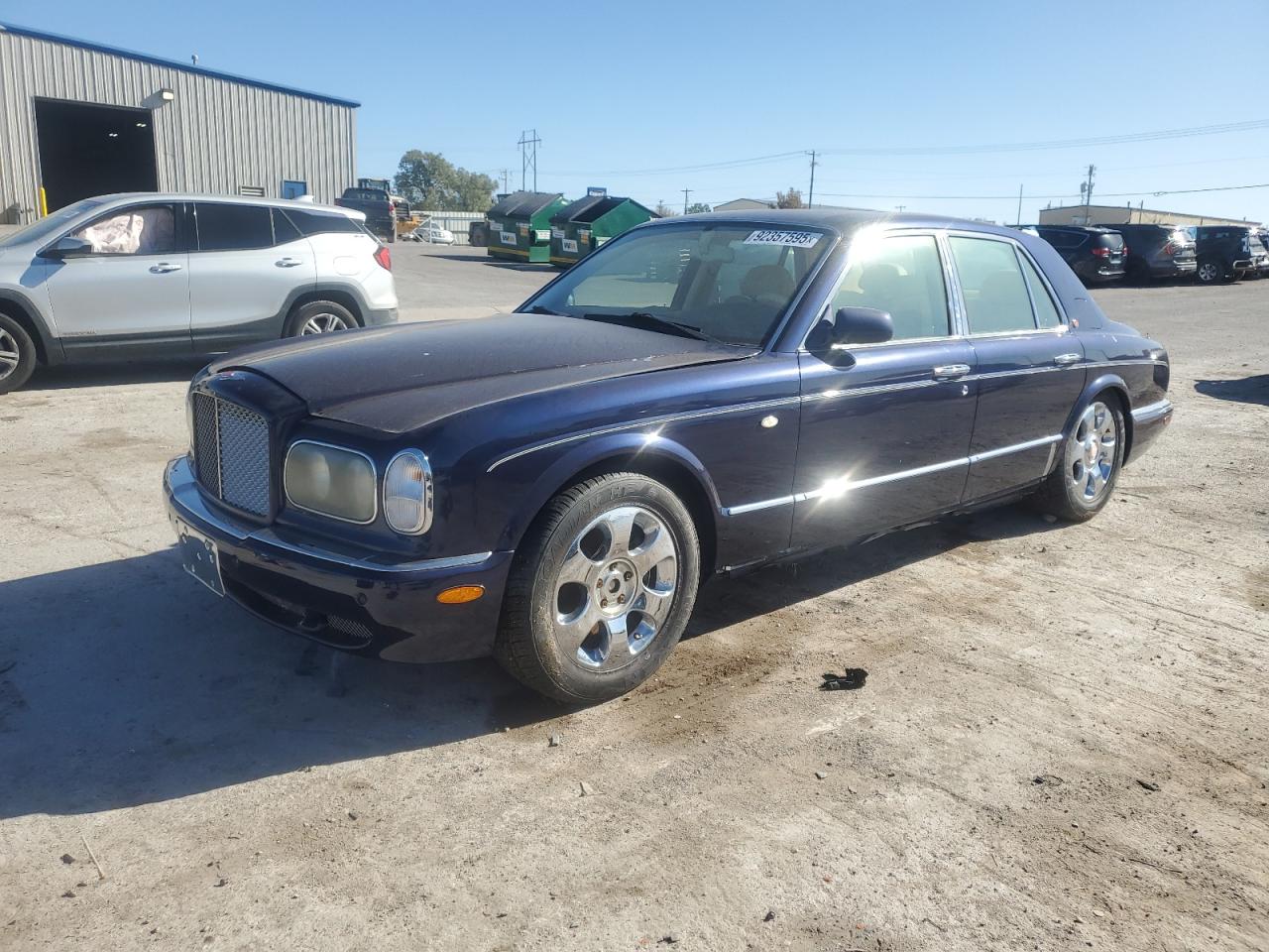 2001 Bentley Arnage Blue vin: SCBLC31E01CX05867