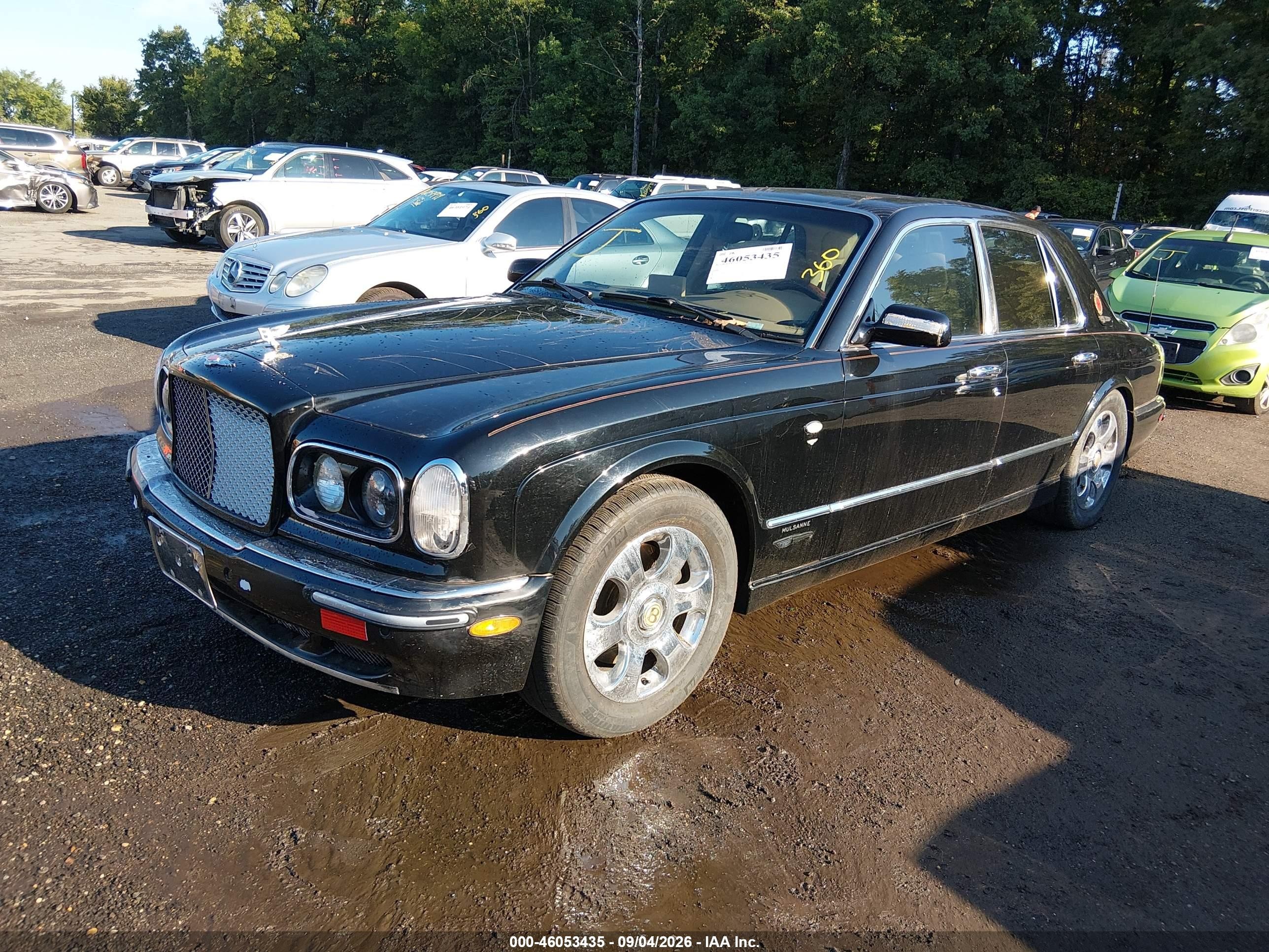 2001 Bentley Arnage   Black vin: SCBLC31E91CX06208
