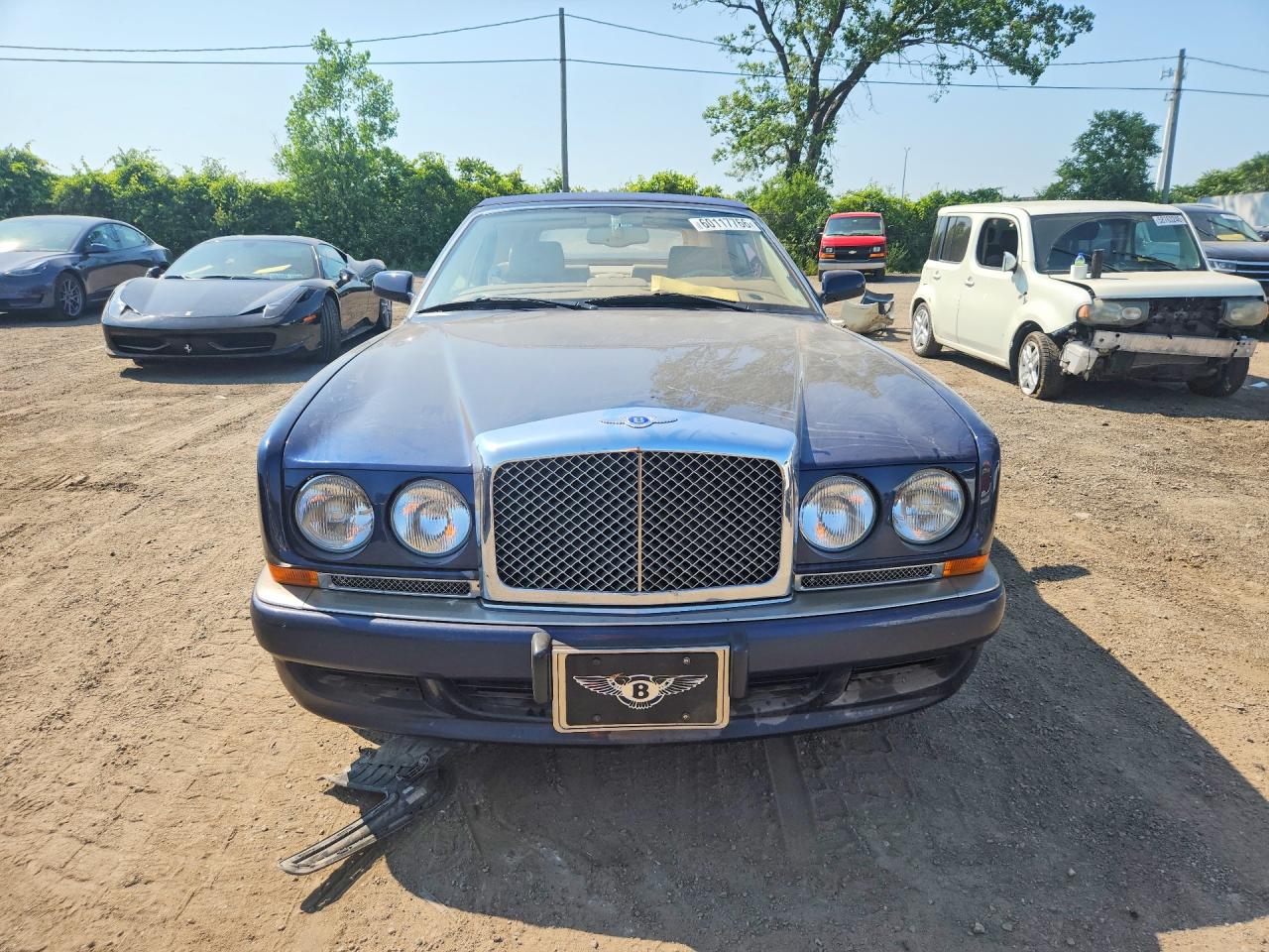 2003 Bentley Azure Blue vin: SCBZK25E63CX01195