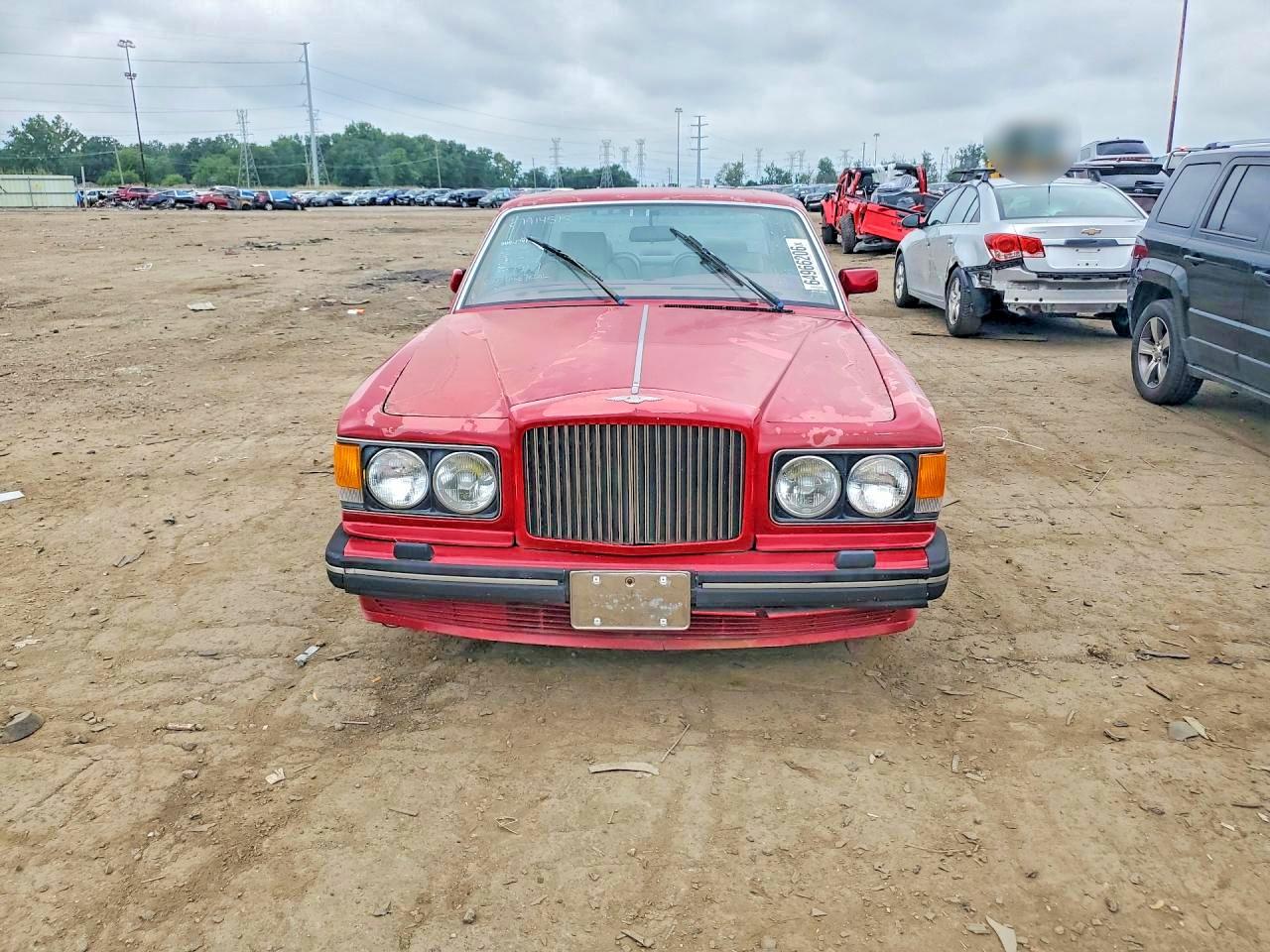 1991 Bentley Turbo R Red vin: SCBZR03D9MCX33747