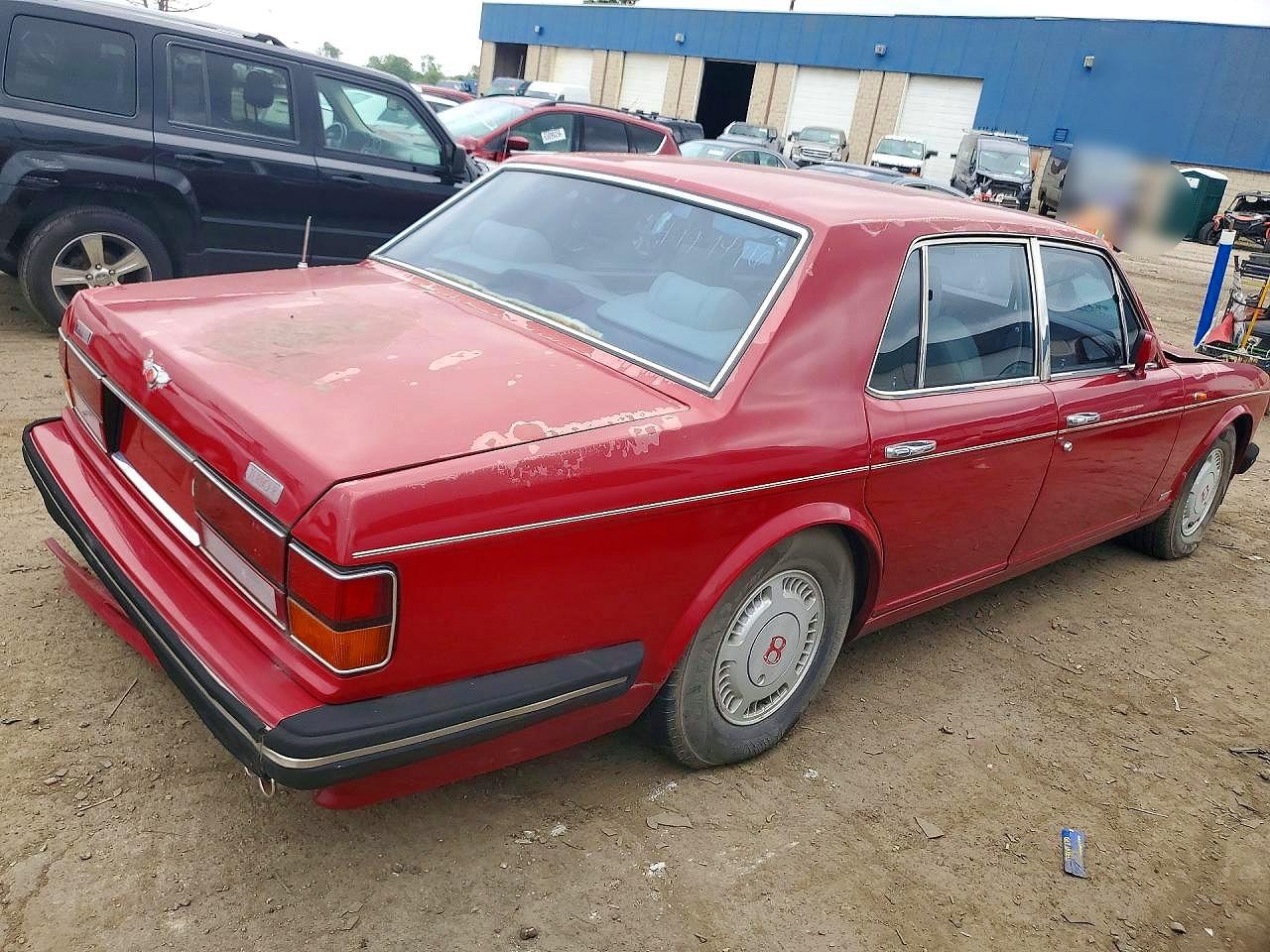 1991 Bentley Turbo R Red vin: SCBZR03D9MCX33747