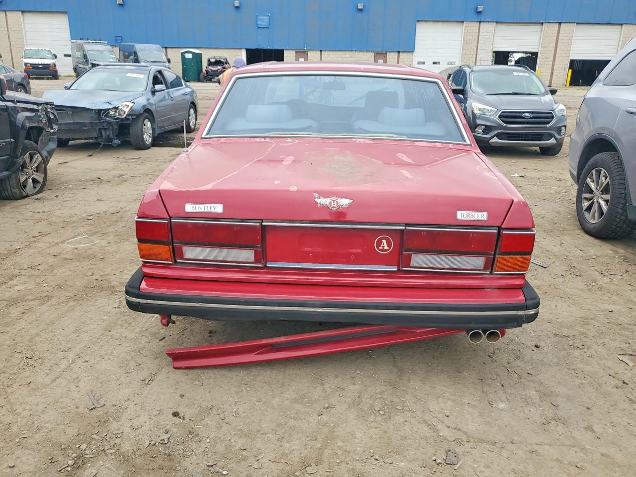 1991 Bentley Turbo R Red vin: SCBZR03D9MCX33747