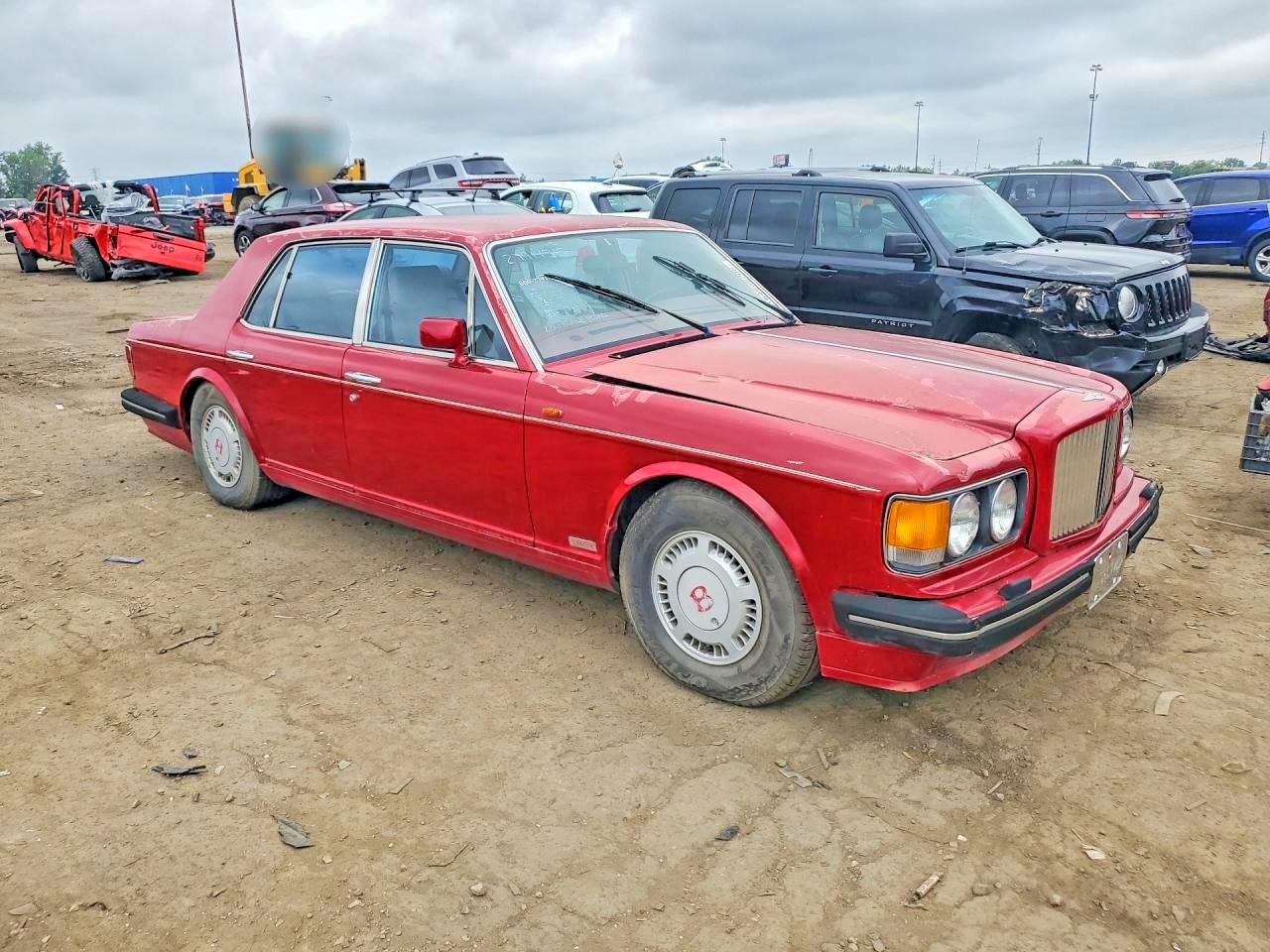 1991 Bentley Turbo R Red vin: SCBZR03D9MCX33747