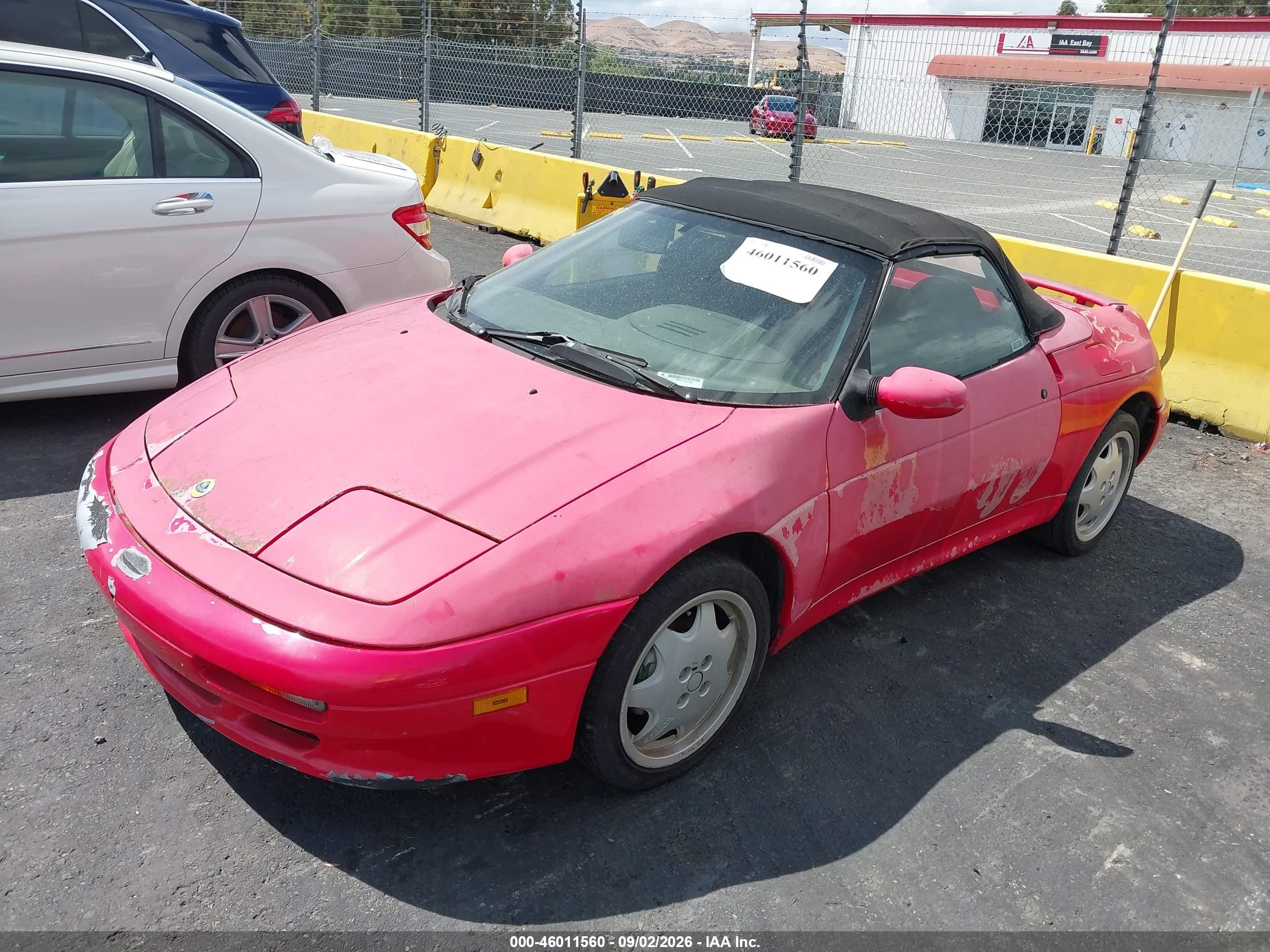 1991 Lotus Elan Se Red vin: SCCGA36B0MHF37398