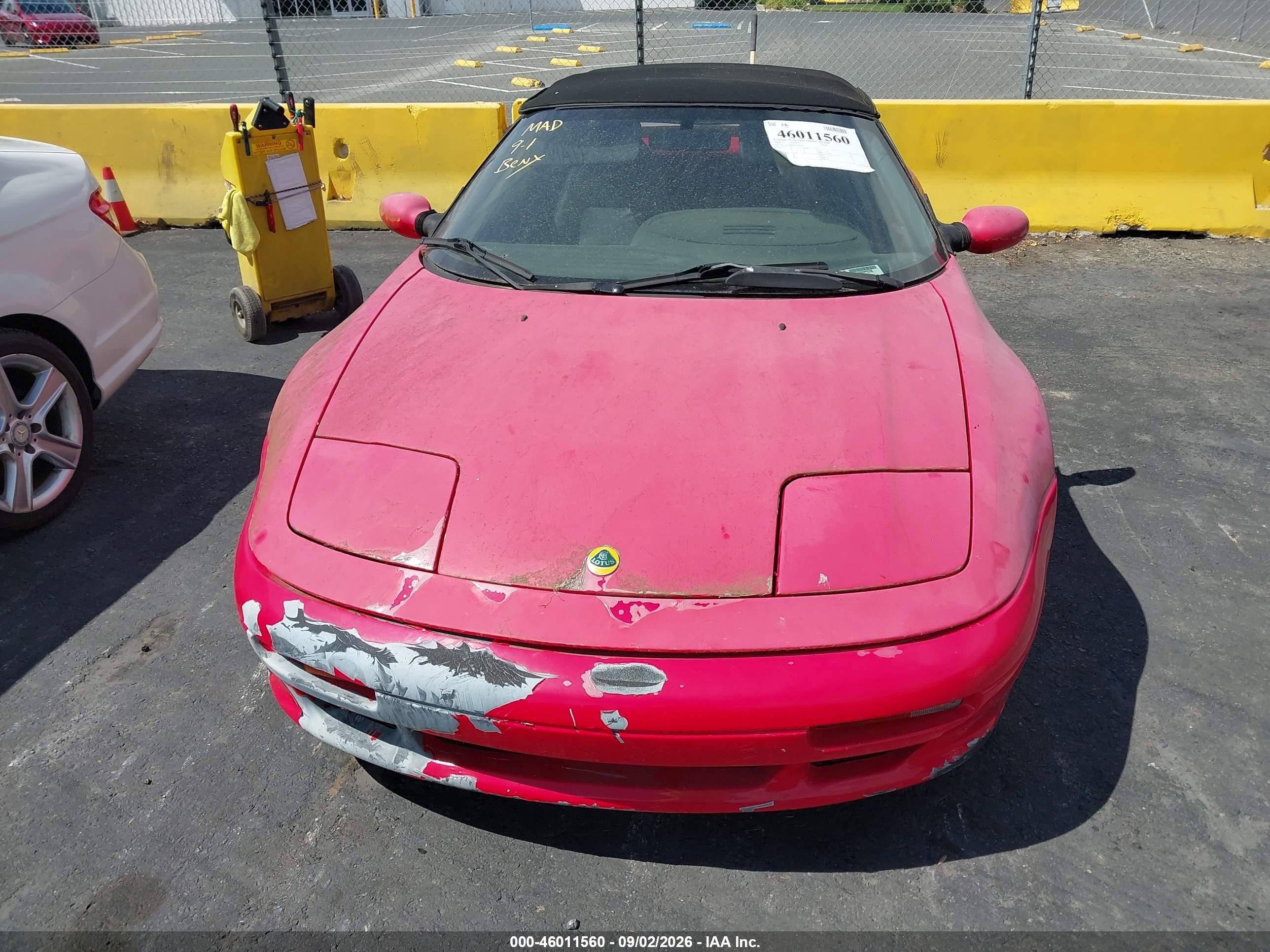 1991 Lotus Elan Se Red vin: SCCGA36B0MHF37398