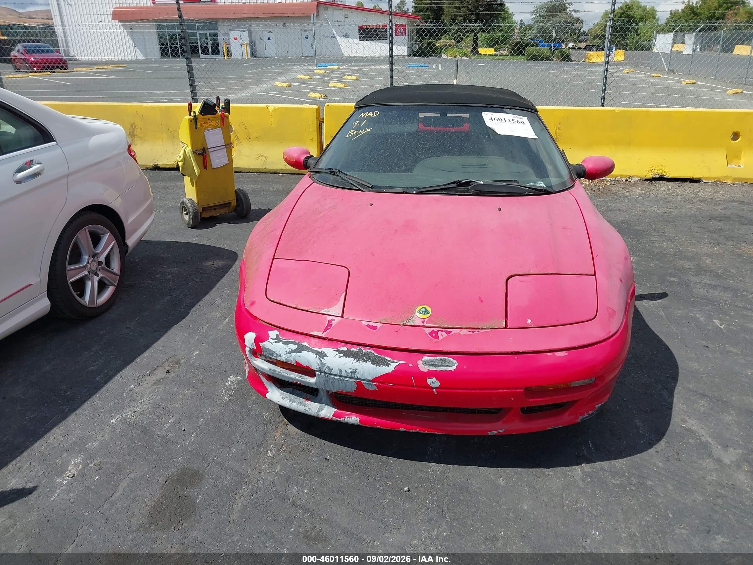 1991 Lotus Elan Se Red vin: SCCGA36B0MHF37398