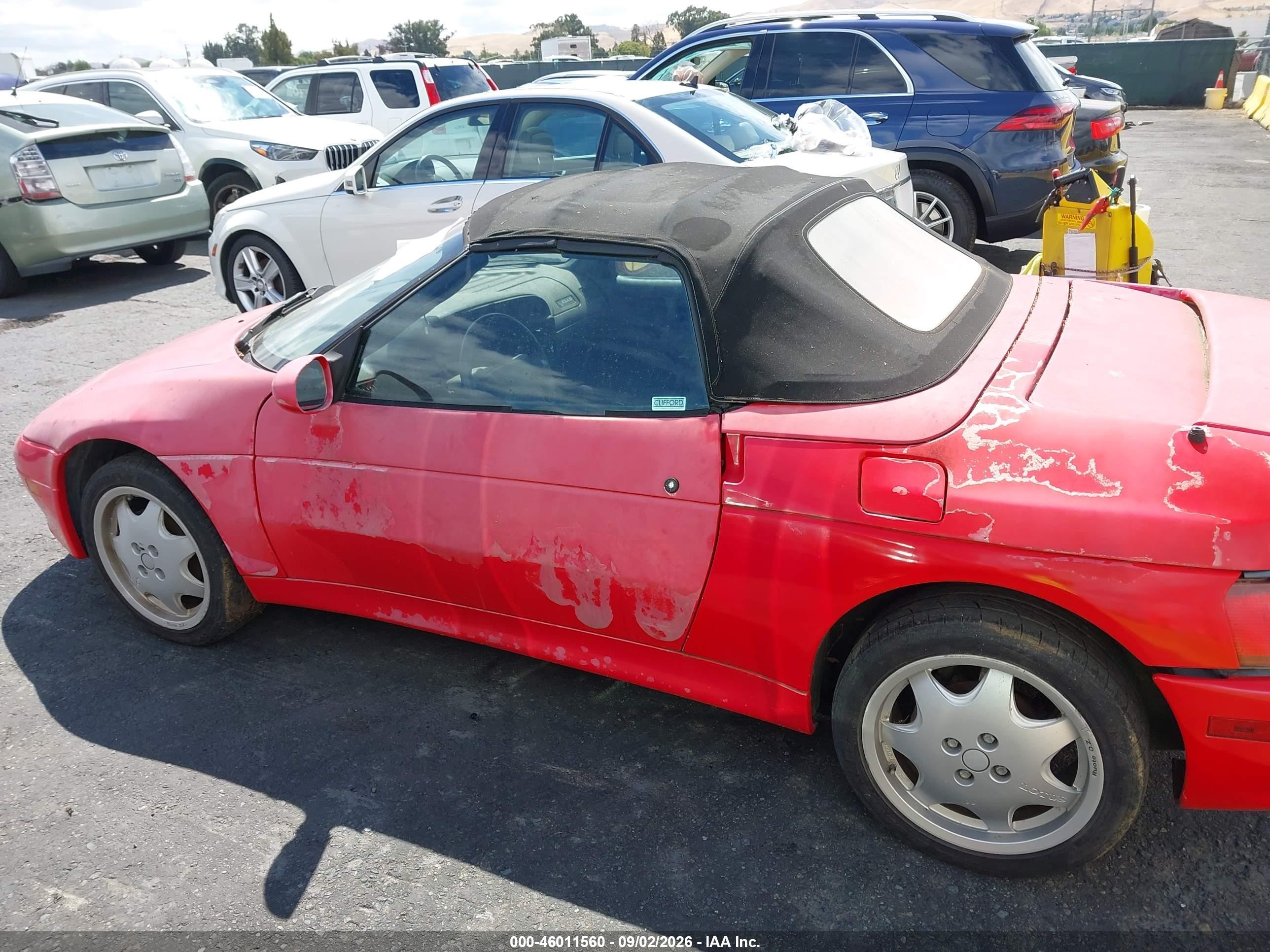1991 Lotus Elan Se Red vin: SCCGA36B0MHF37398