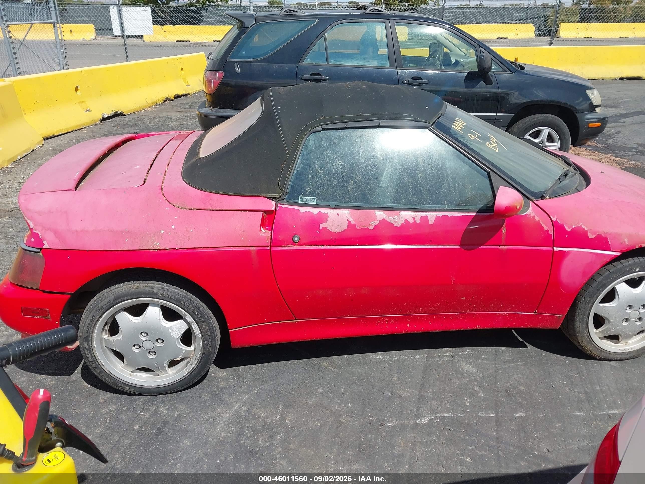 1991 Lotus Elan Se Red vin: SCCGA36B0MHF37398