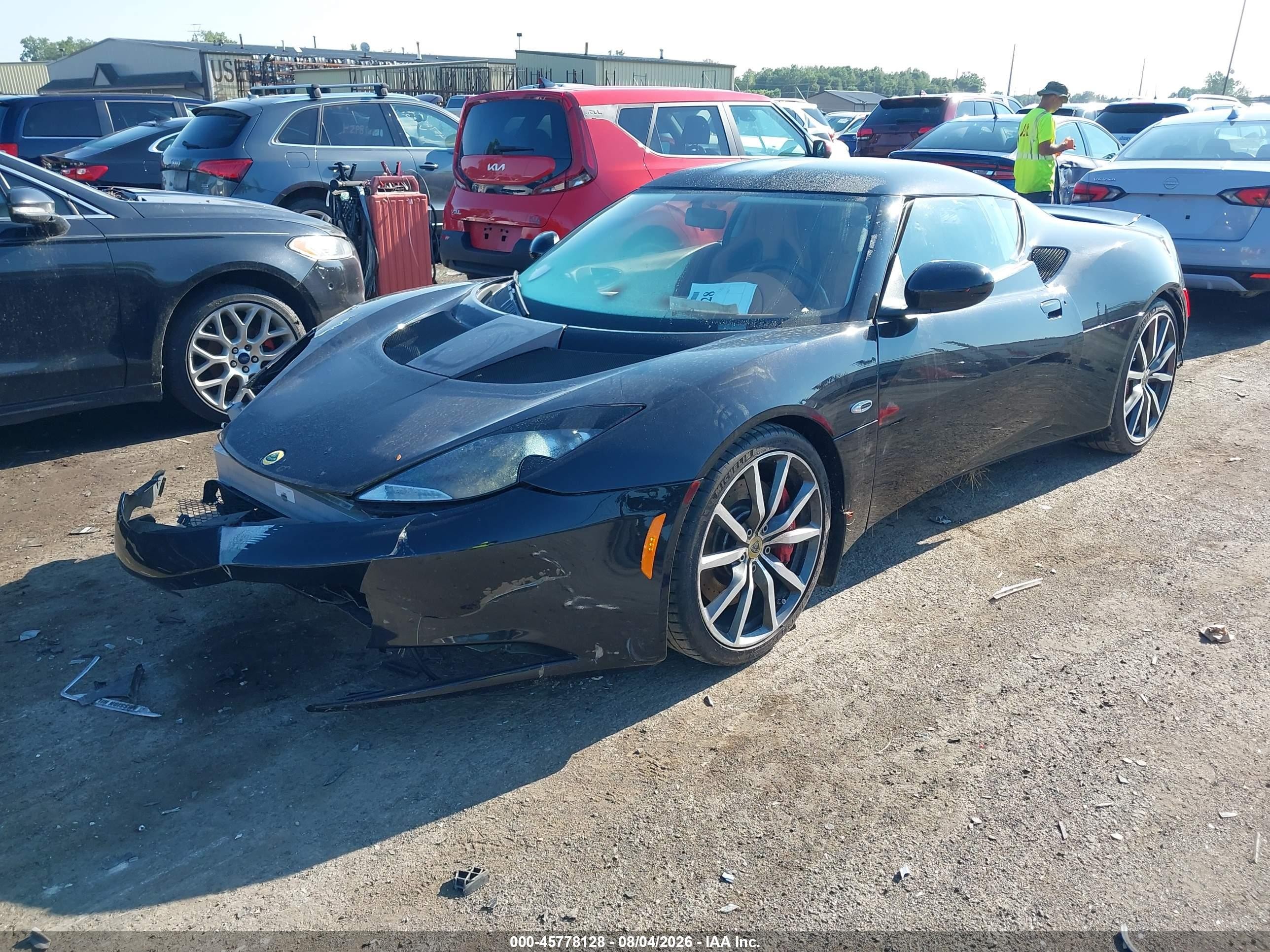 2014 Lotus Evora S 2+2 Black vin: SCCLMDSU8EHA10035