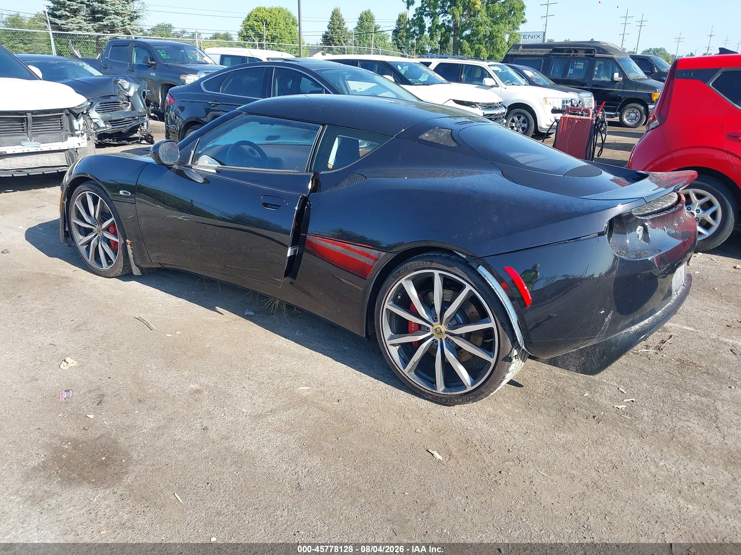 2014 Lotus Evora S 2+2 Black vin: SCCLMDSU8EHA10035